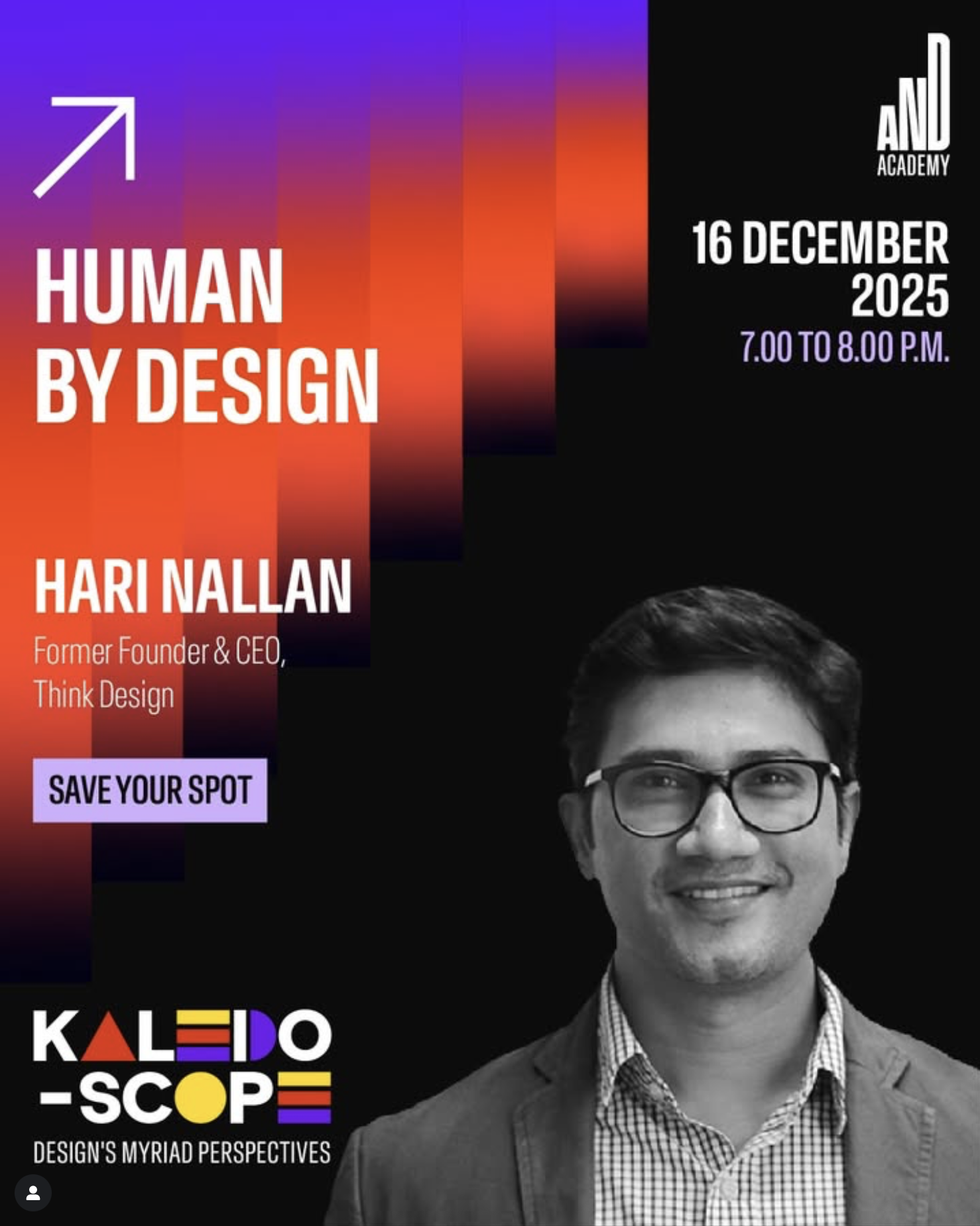MASTERCLASS: I'll be conducting a Masterclass on Human by Design with AND Academy on 16th Dec, 2025. Link: https://linktr.ee/andacademy