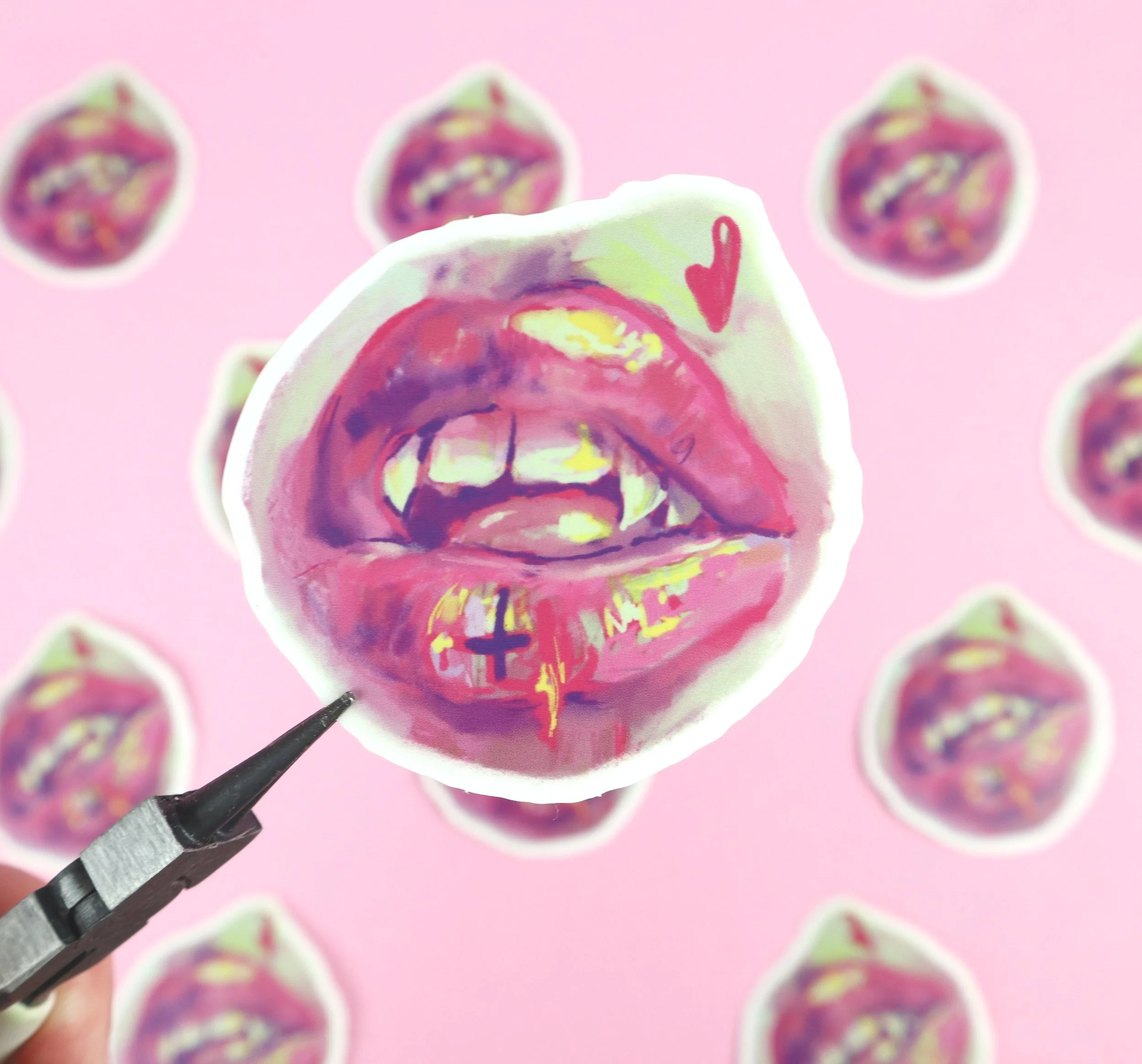 Bleedin 4 U Sticker