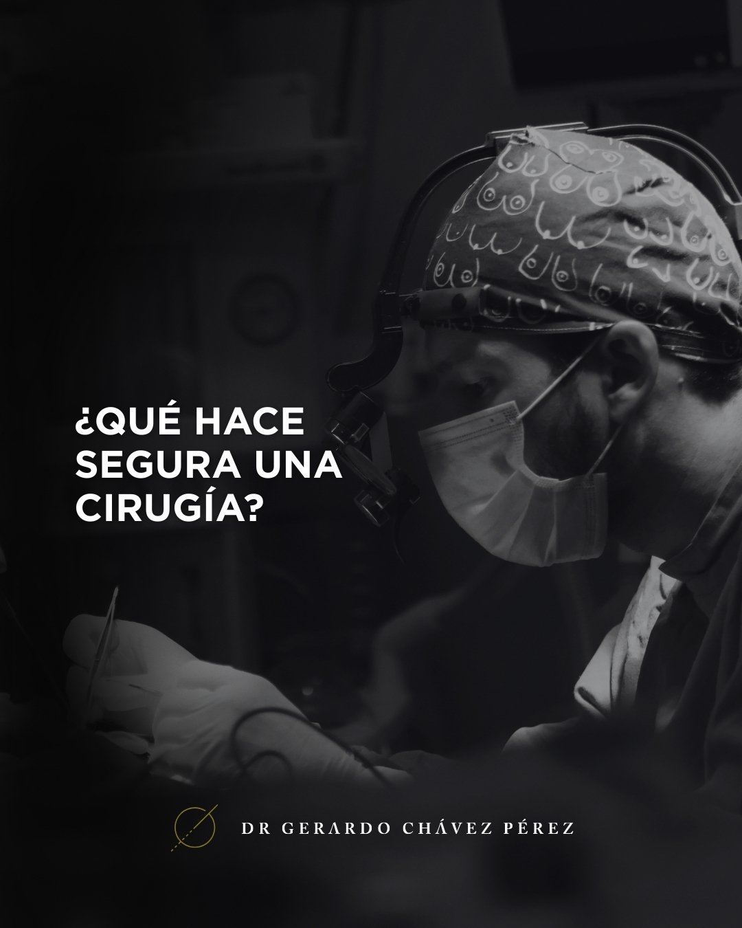 La seguridad en una cirug&iacute;a no es un detalle, es la base de todo.
No empieza en el quir&oacute;fano ni termina al salir de &eacute;l.

Empieza con una valoraci&oacute;n correcta, con un plan claro,
con instalaciones adecuadas y con acompa&ntil