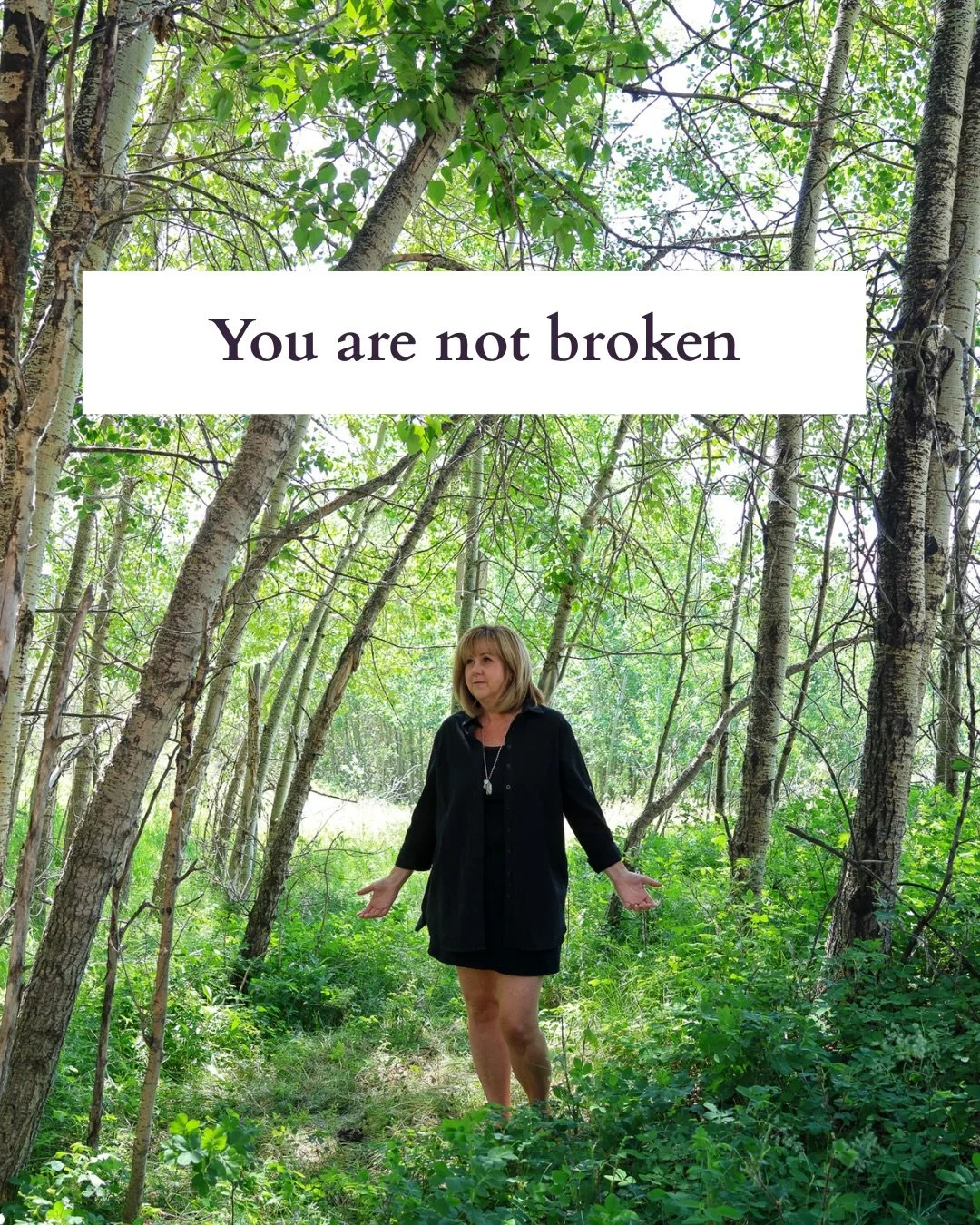 This work isn&rsquo;t about self-improvement.

You don&rsquo;t need to fix yourself or figure everything out.

Often, clarity comes when the nervous system settles, and the heart is given space to speak. 

We slow down, because listening requires roo