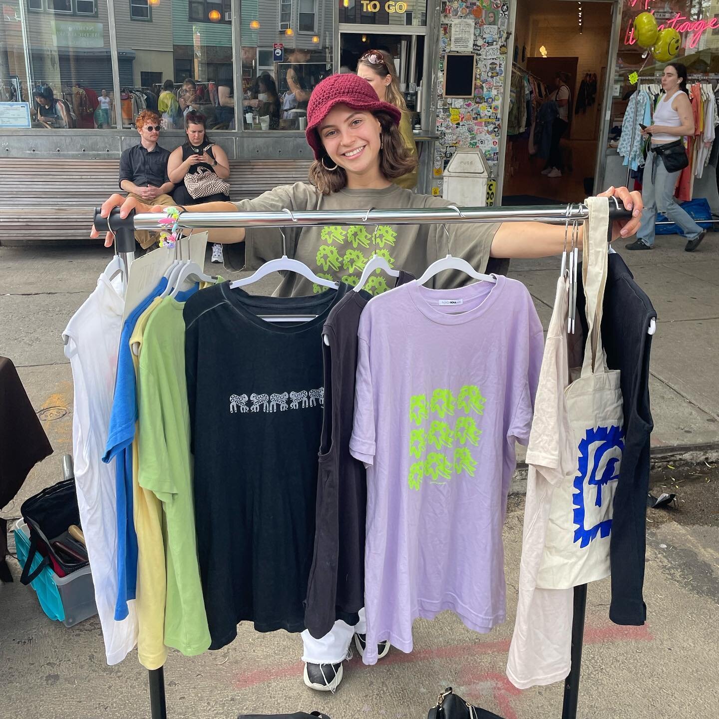 Thanks to everyone who said hi at our pop up today☀️Check us out at 18 Bedford Ave in Brooklyn every weekend this summer! 

If you&rsquo;re not in New York, you can still shop, link in bio!