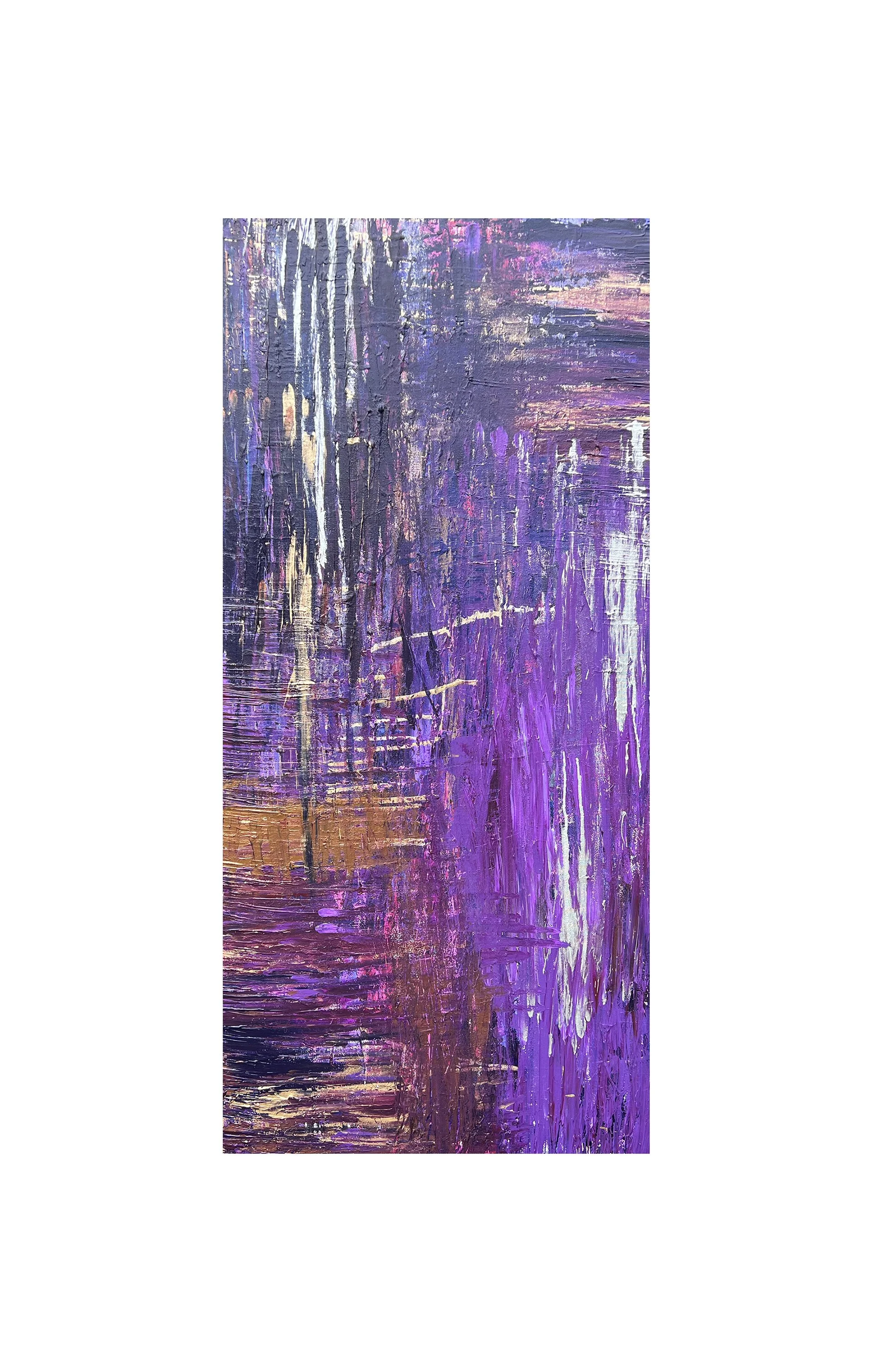 Quiet Lines of Feminine Power 48"x 24"