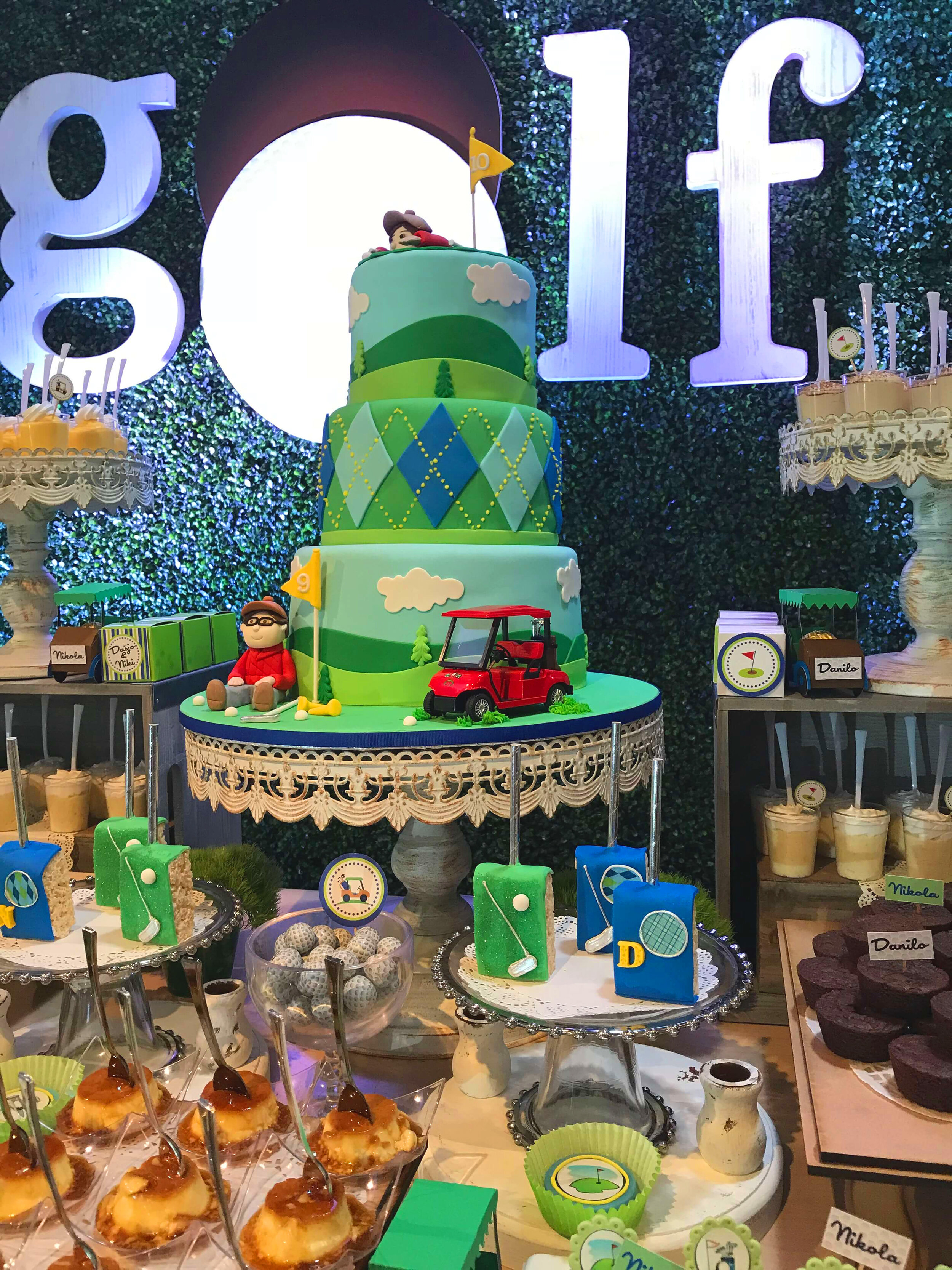 Cake golf personalizado