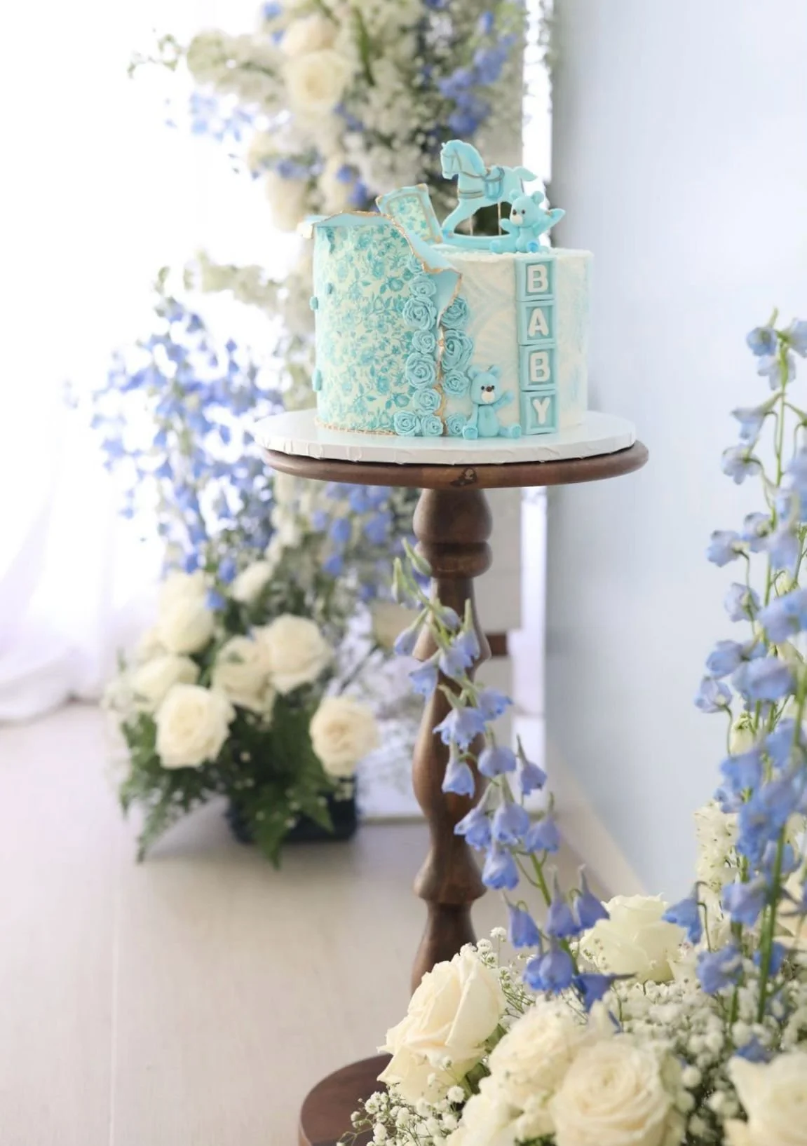 Baby Boy Shower Cake