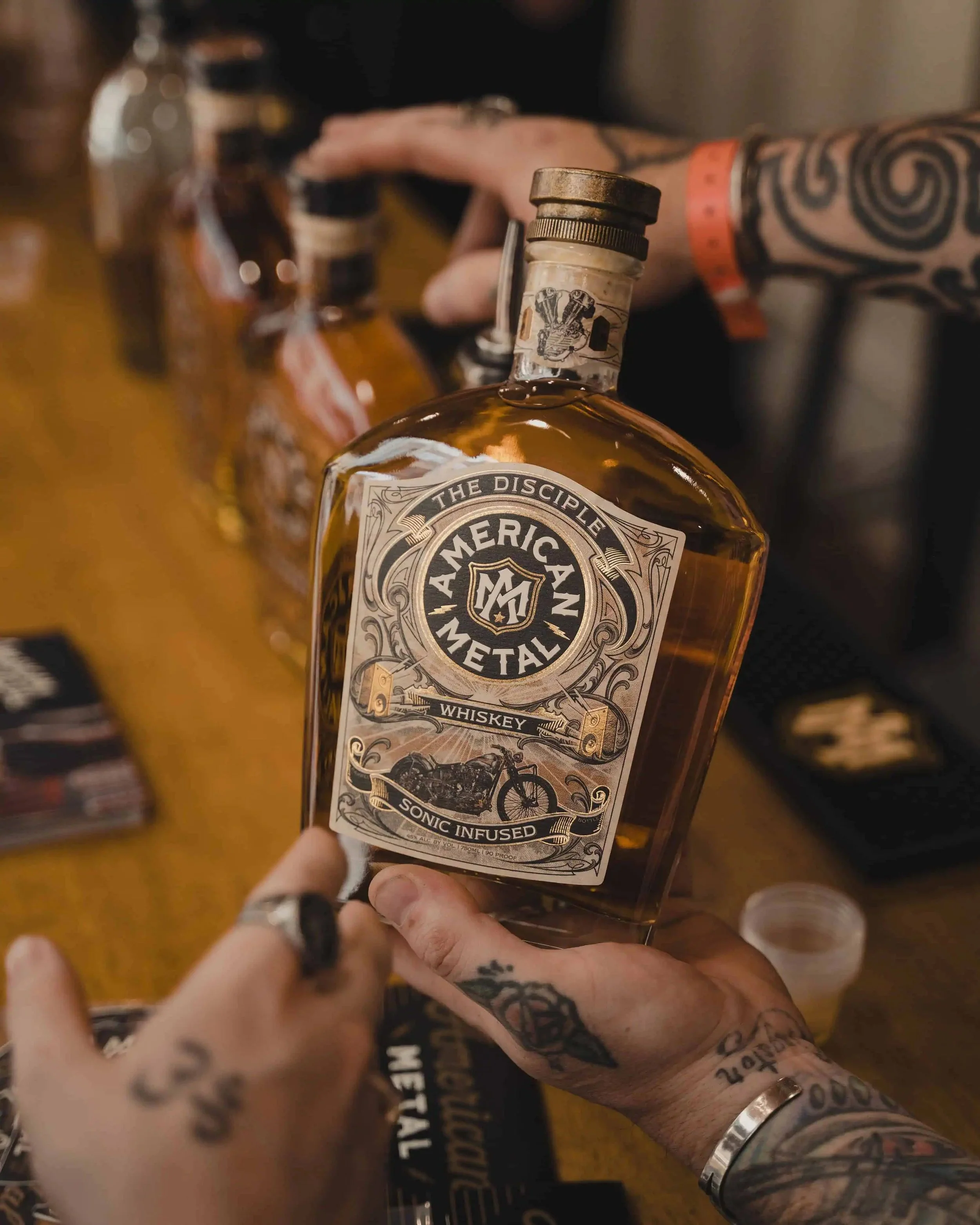American Metal Whiskey Bourbon Bourbon flight bourbon & cigars
