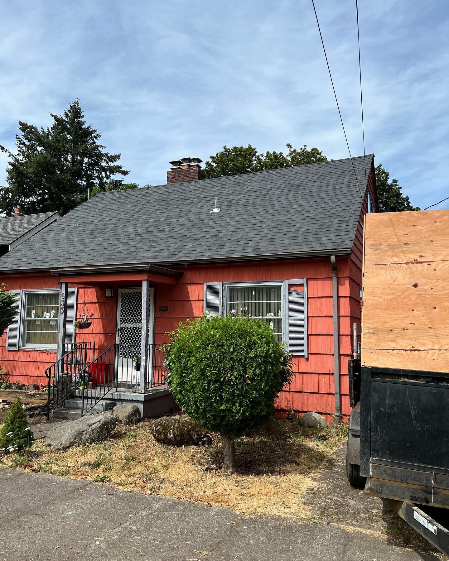 Another Black-owned home is in a healthier condition today, thanks to all your contributions! NW Impact Construction patched up the many holes in their home and garage roof, making the home more energy efficient and looking good. 

We&rsquo;ll keep k