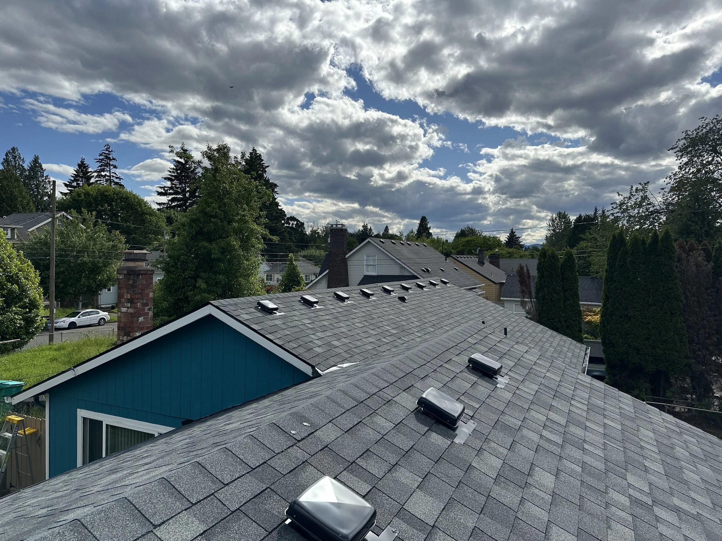 landscape photo of neighborhood with houses