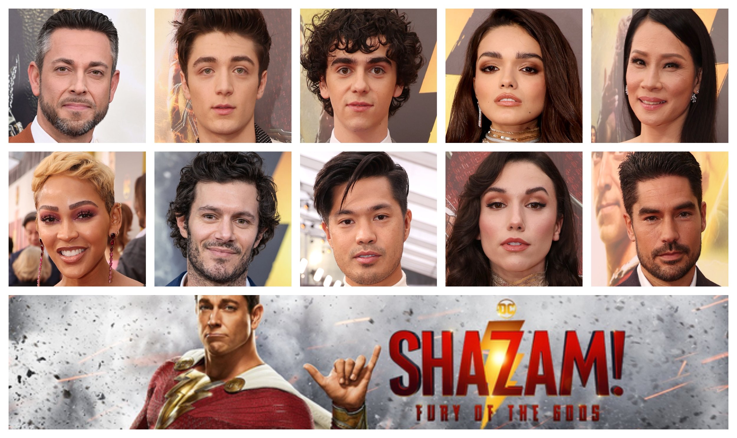 Shazam! Fury of the Gods, actores y personajes: quién es quién en