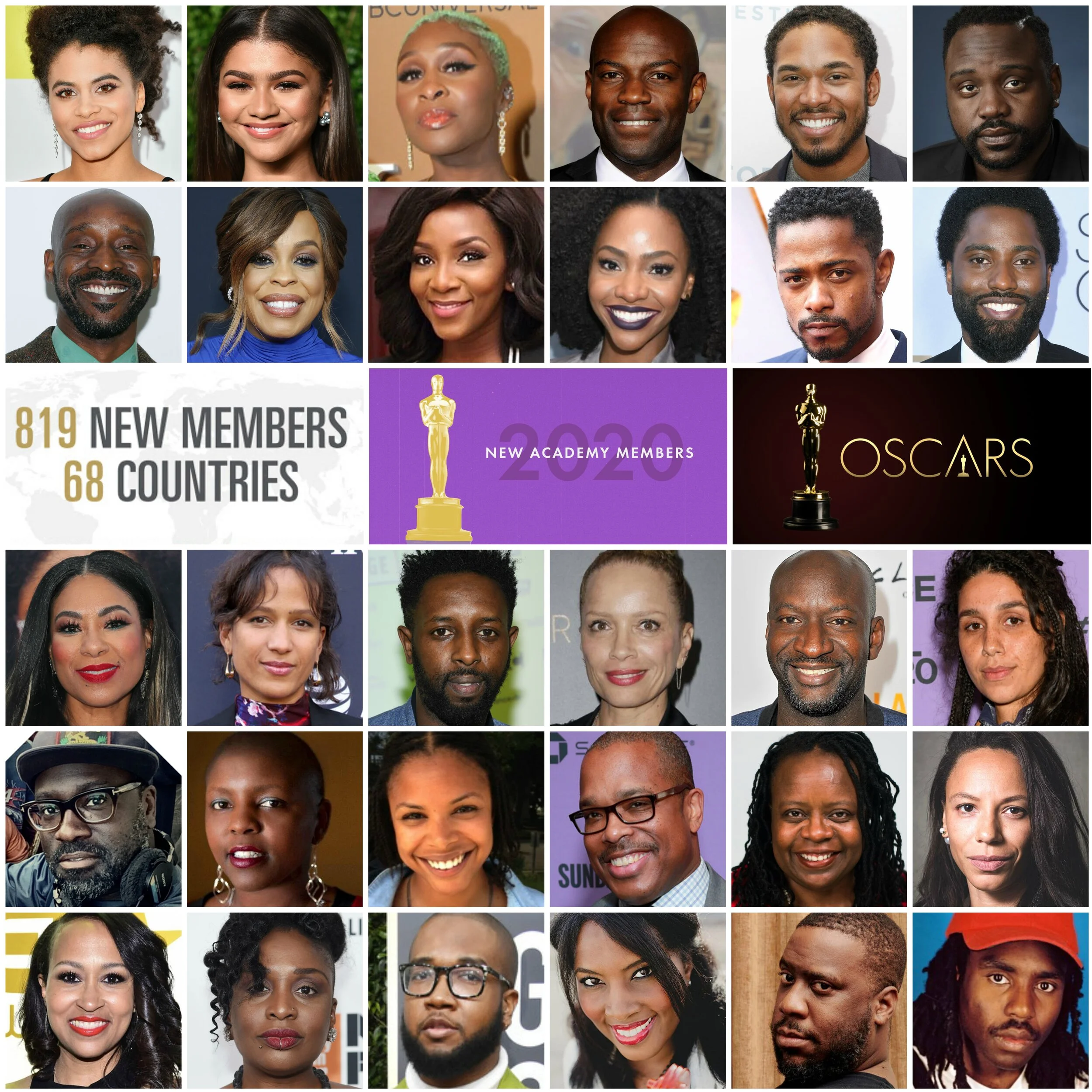 Cynthia Erivo, Niecy Nash, Lakeith Stanfield, &amp; Matthew A. Cherry Among 819 New Members Invited To Join The Academy