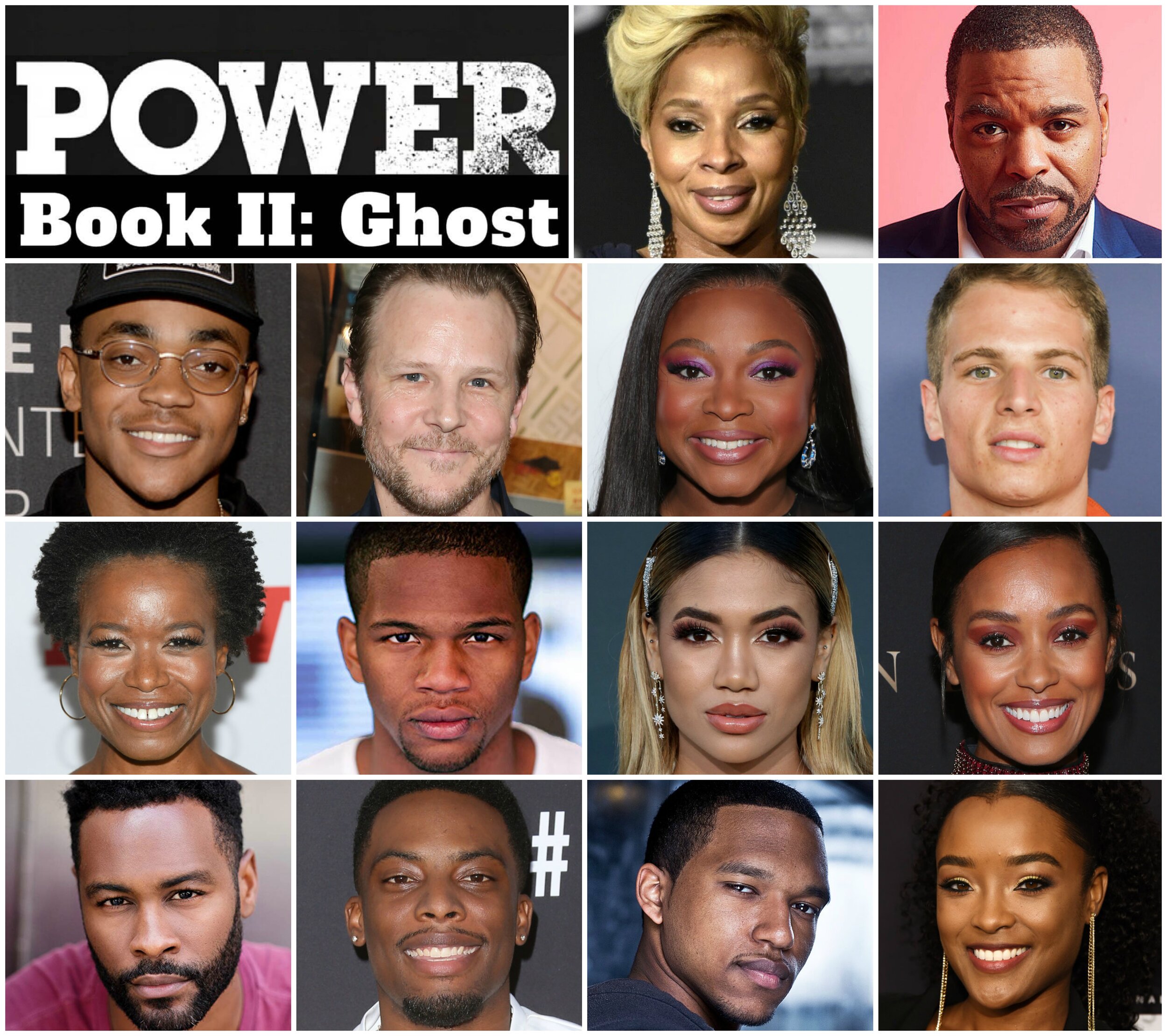 Pictures of the Cast of Power Book II: Ghost Hanging Out