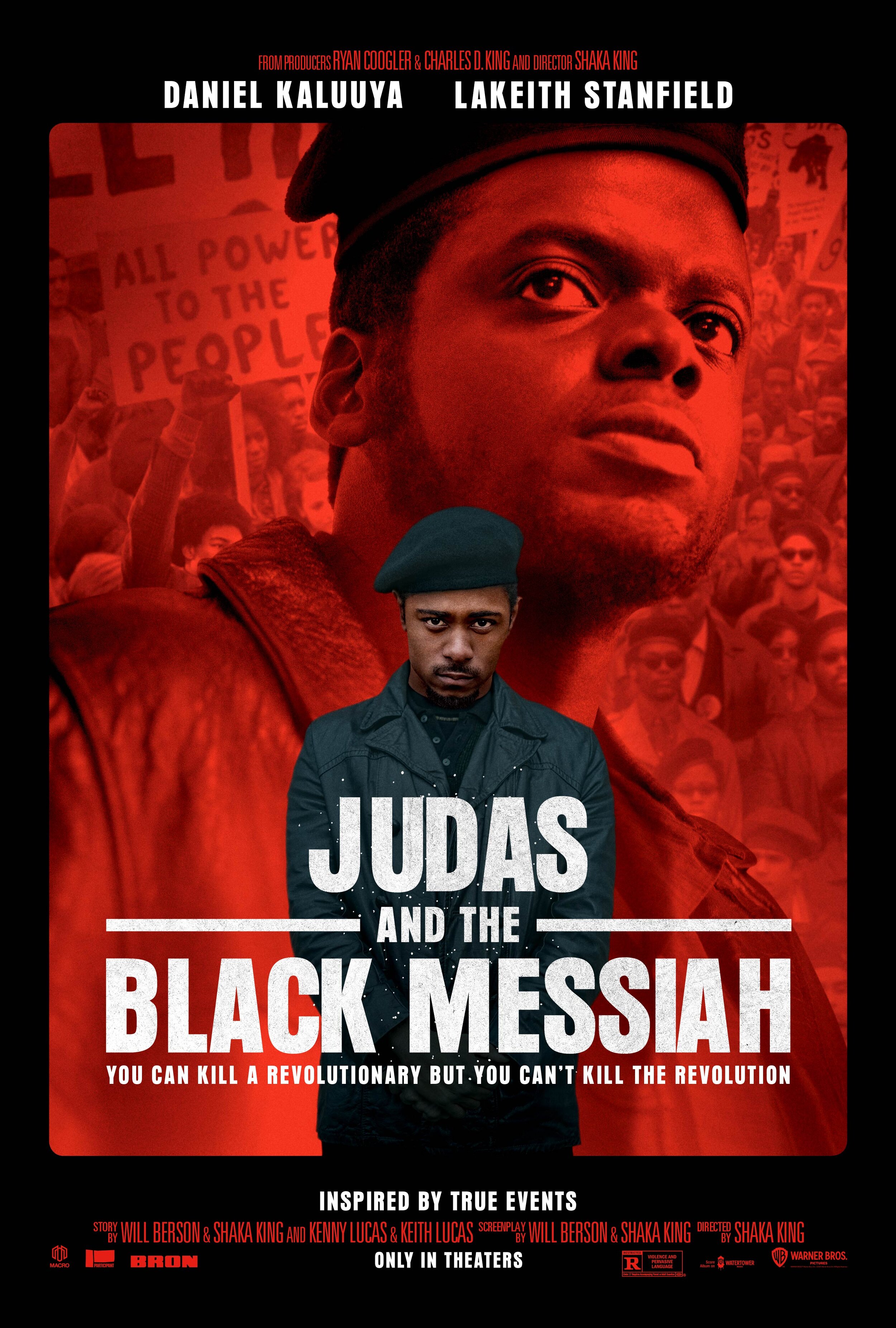 Promotional poster for JUDAS AND THE BLACK MESSIAH