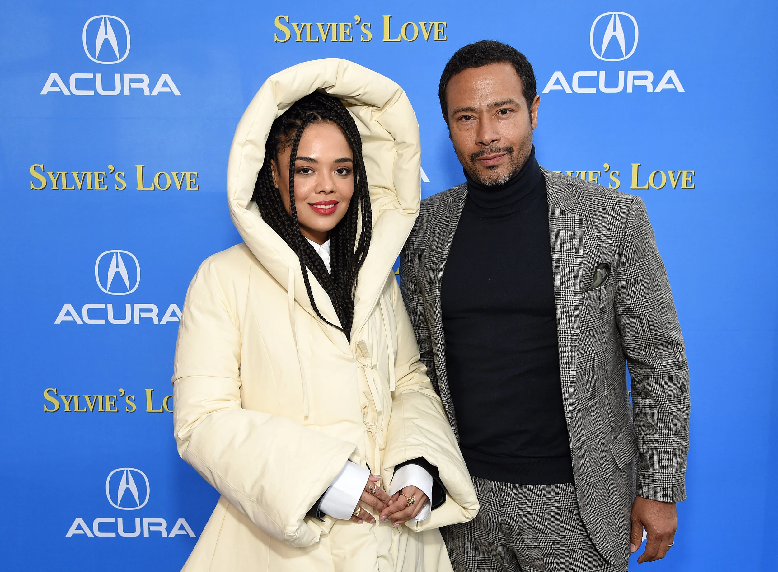 Sylvie s Love Sundance afterparty - Tessa Thompson and Eugene Ashe.jpg