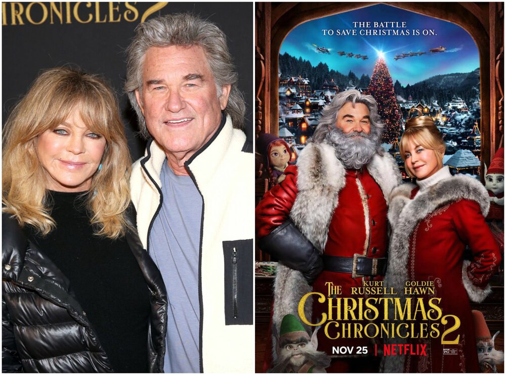 Exclusive: Goldie Hawn & Kurt Russell Talk The Christmas Chronicles 2 —  