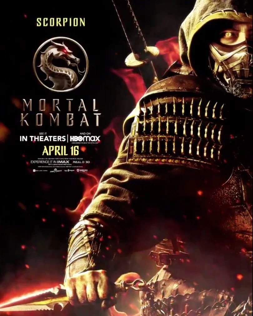 Mortal Kombat movie character poster Hiroyuki Sanada is Scorpion.jpeg