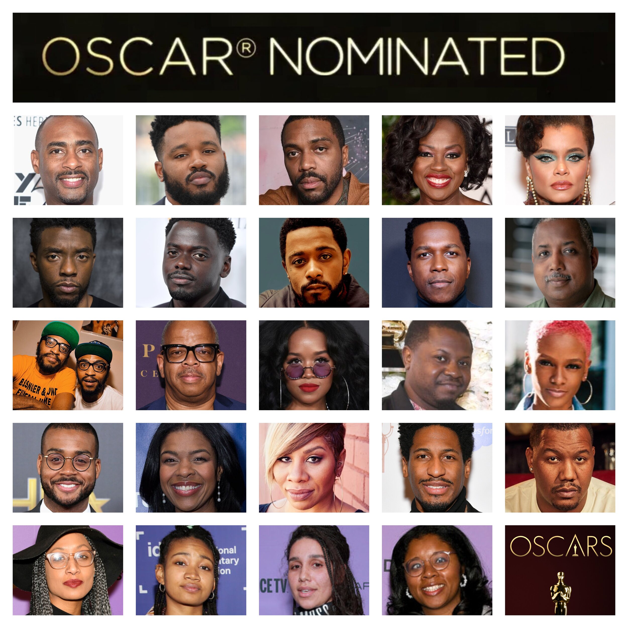 2021 Black Oscar Nominations - The Complete List 