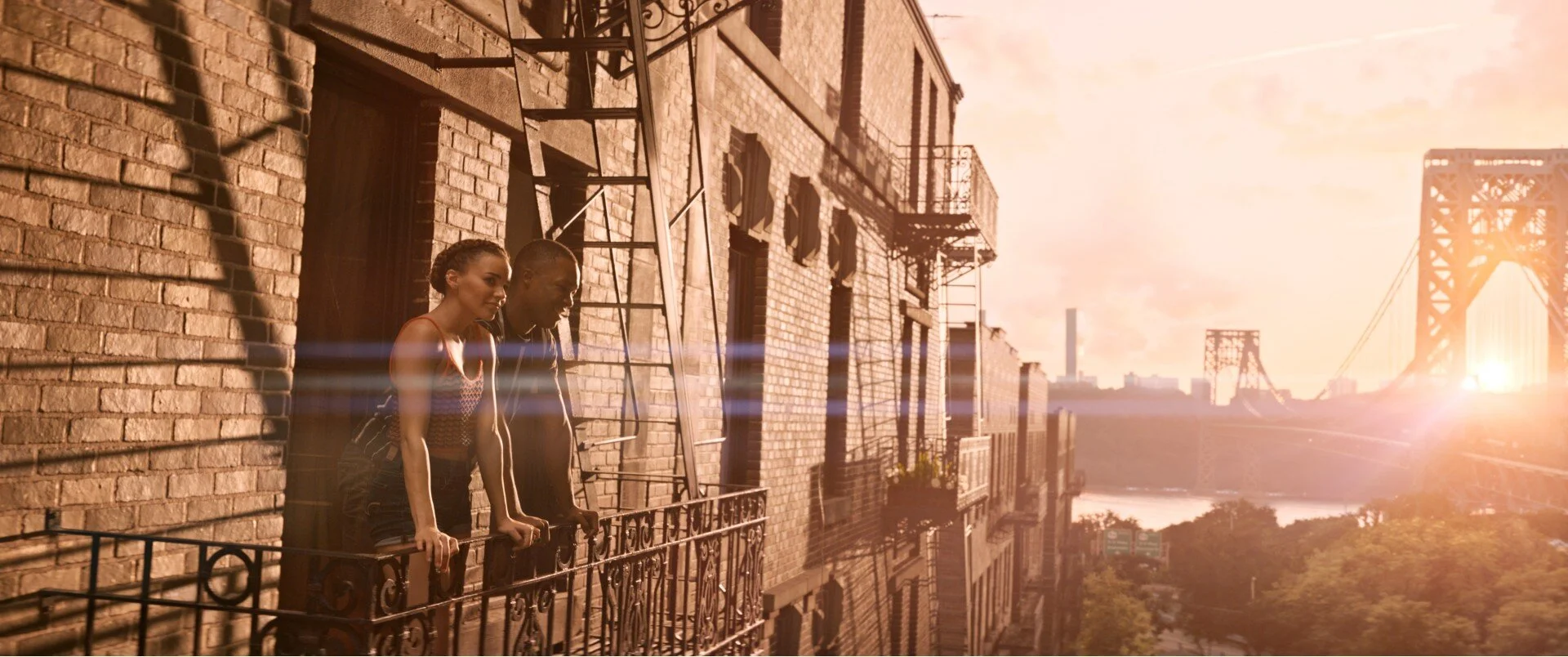 In The Heights - LESLIE GRACE as Nina Rosario and COREY HAWKINS as Benny.jpg