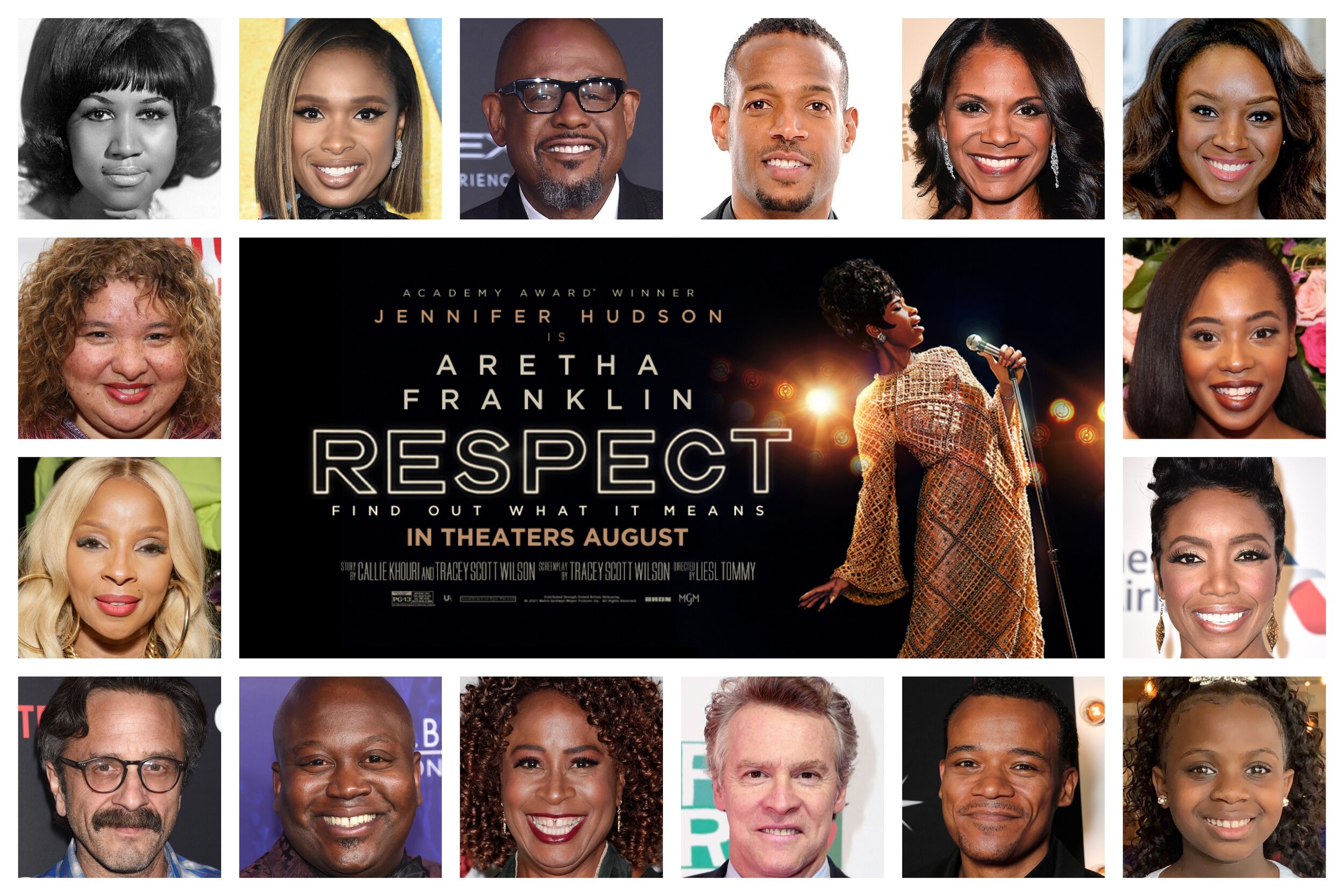 aretha franklin tv movie cast