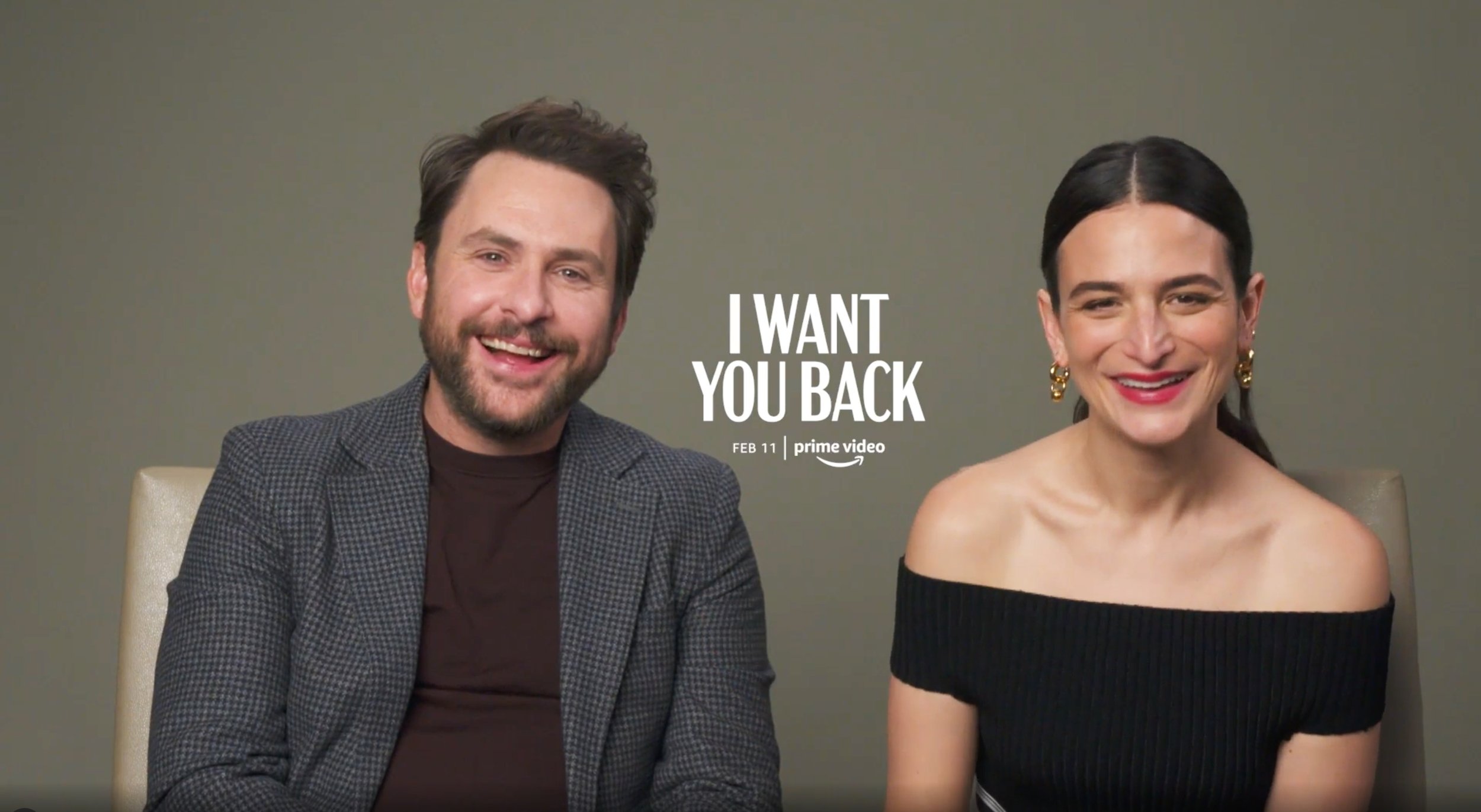 I Want You Back': Charlie Day e Jenny Slate revelam qual foi a