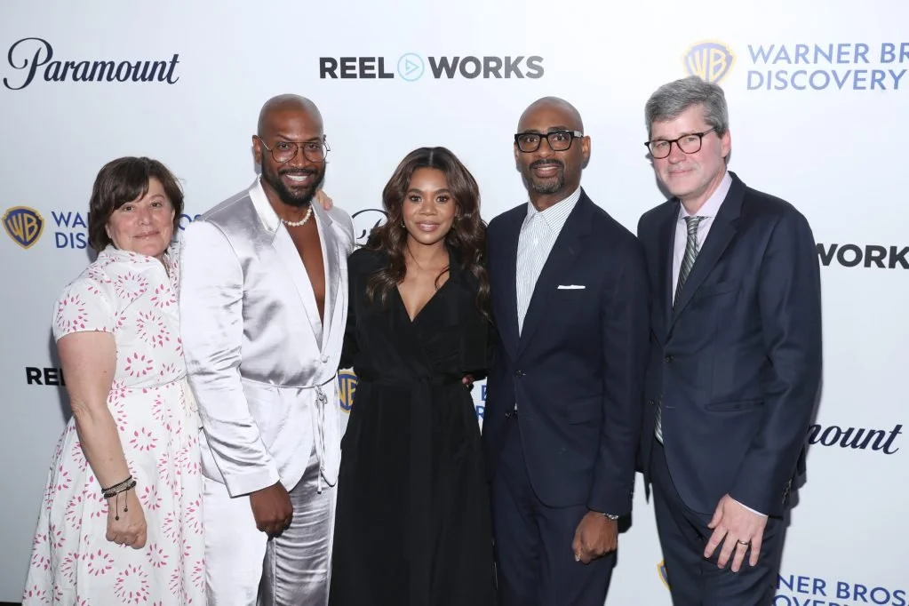 Stephanie Williams, Bryan Terrell Clark, Regina Hall, Charles D. King, and John Williams at 2022 Reel Works ChangeMakers gala.jpeg