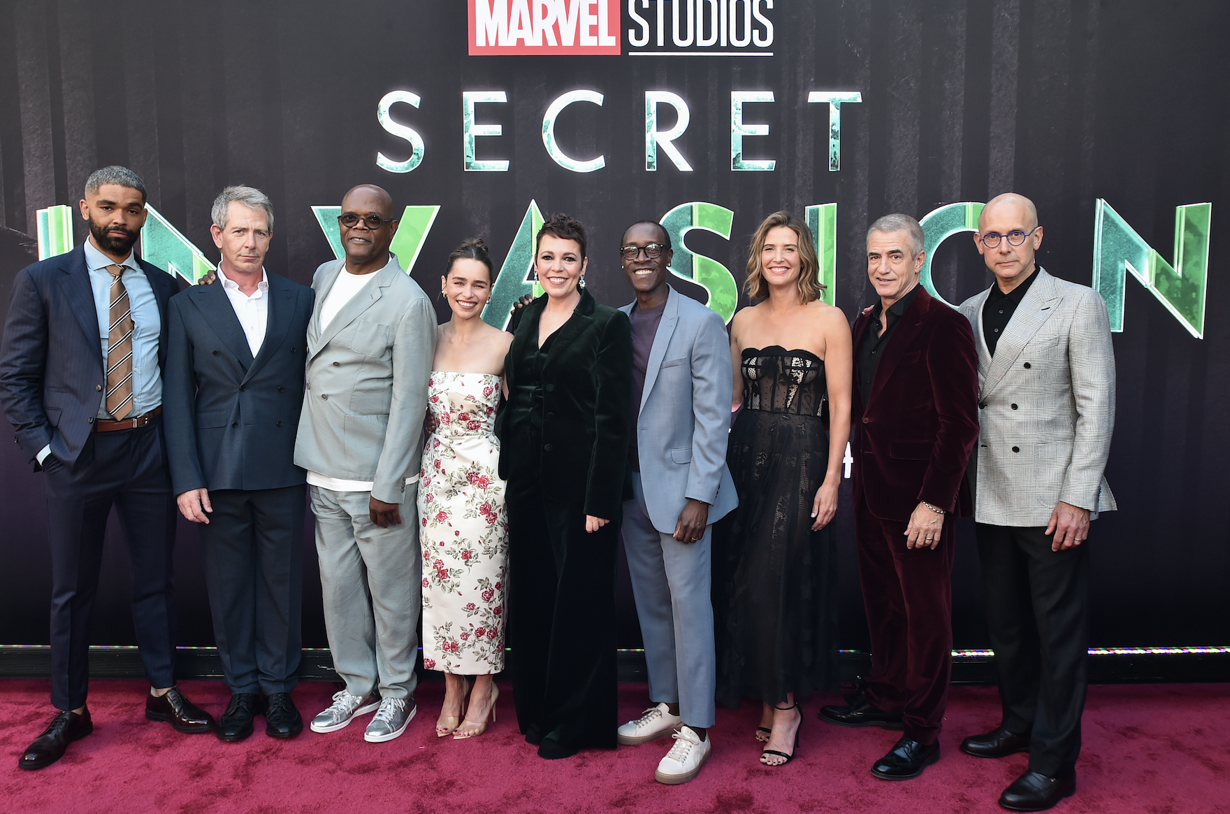 Secret Invasion cast interviews with Samuel L. Jackson, Olivia Colman, and  Kingsley Ben-Adir 