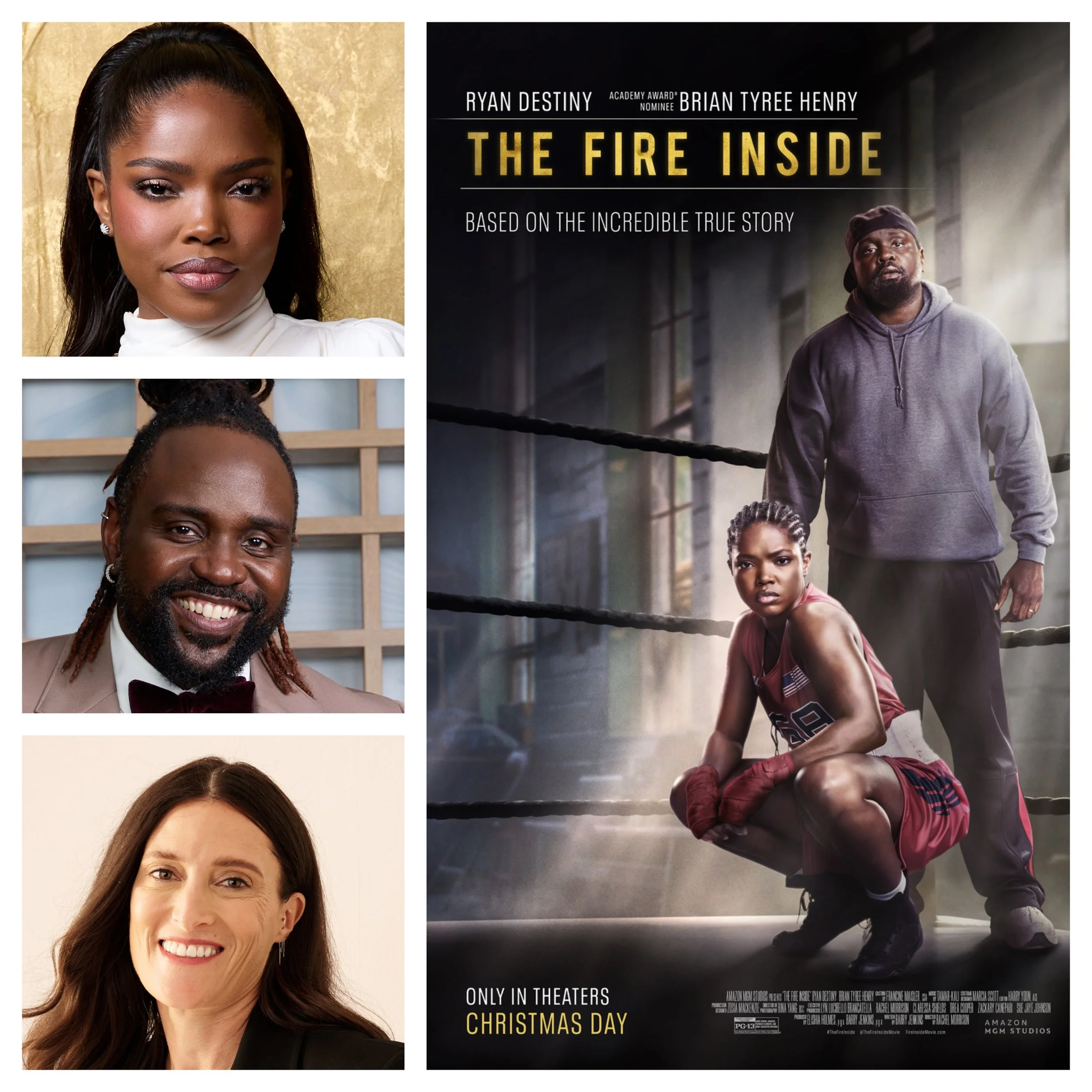 Ryan Destiny, Brian Tyree Henry and director Rachel Morrison, The Fire Inside.jpg