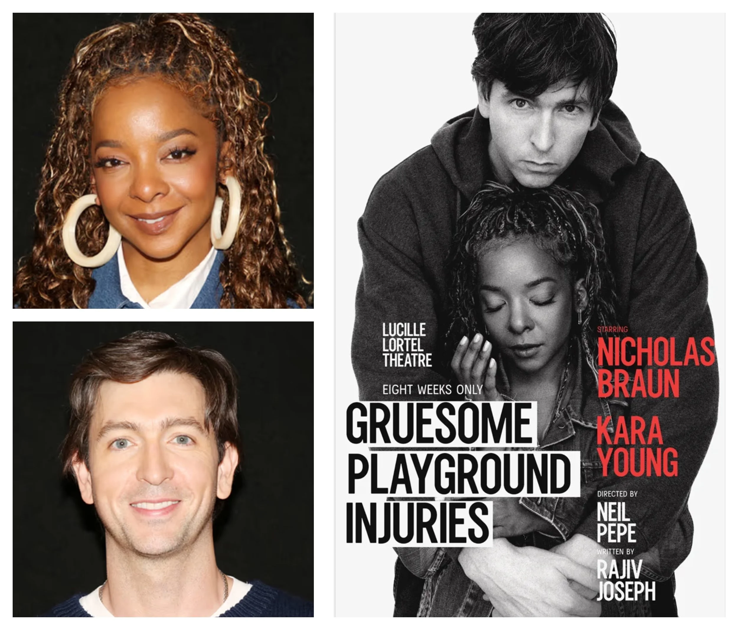 Exclusive: Nicholas Braun, Kara Young, Neil Pepe, &amp; Rajiv Joseph talk Gruesome Playground Injuries