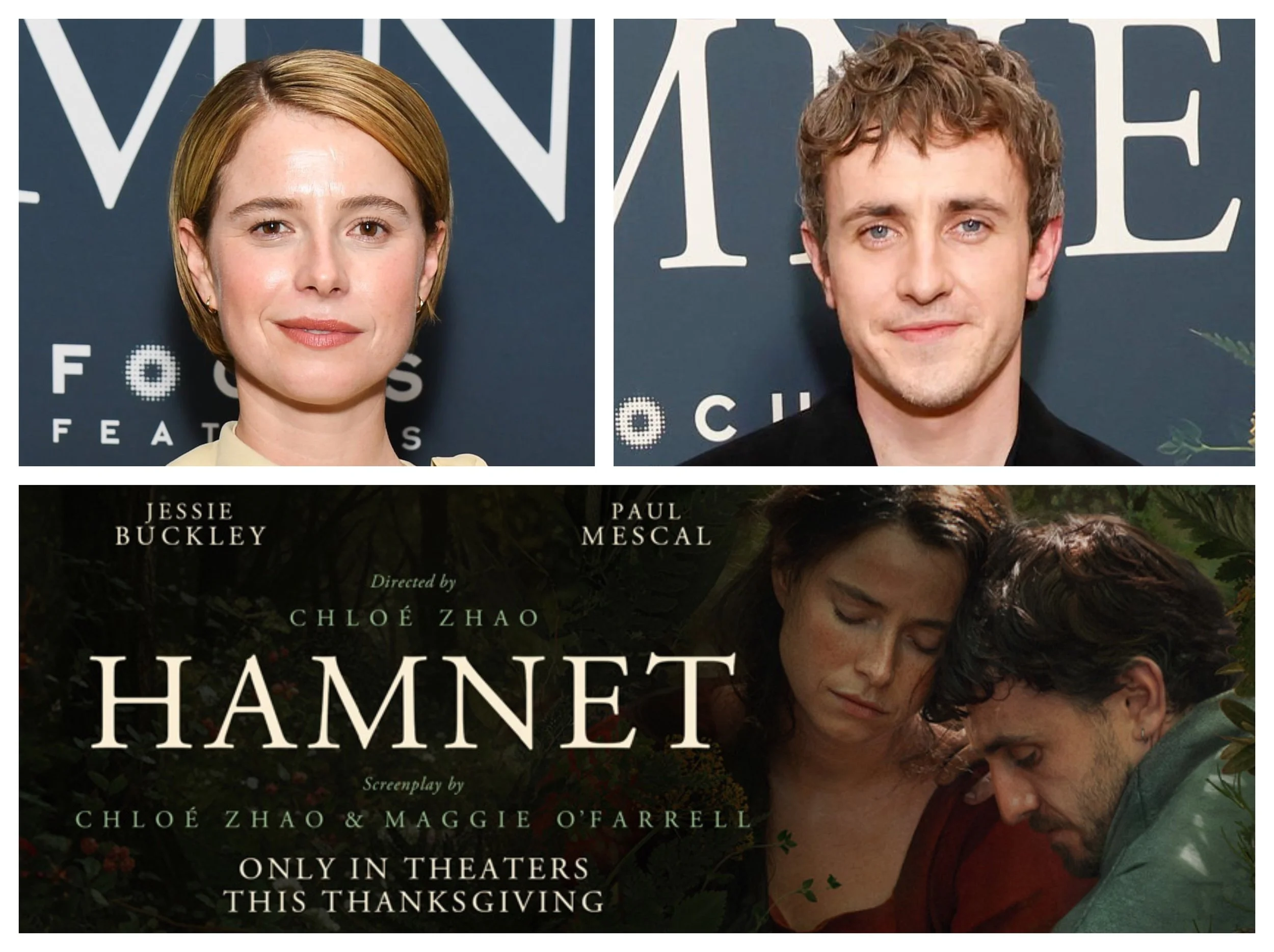 Exclusive: Paul Mescal and Jessie Buckley talk Chloé Zhao's Hamnet
