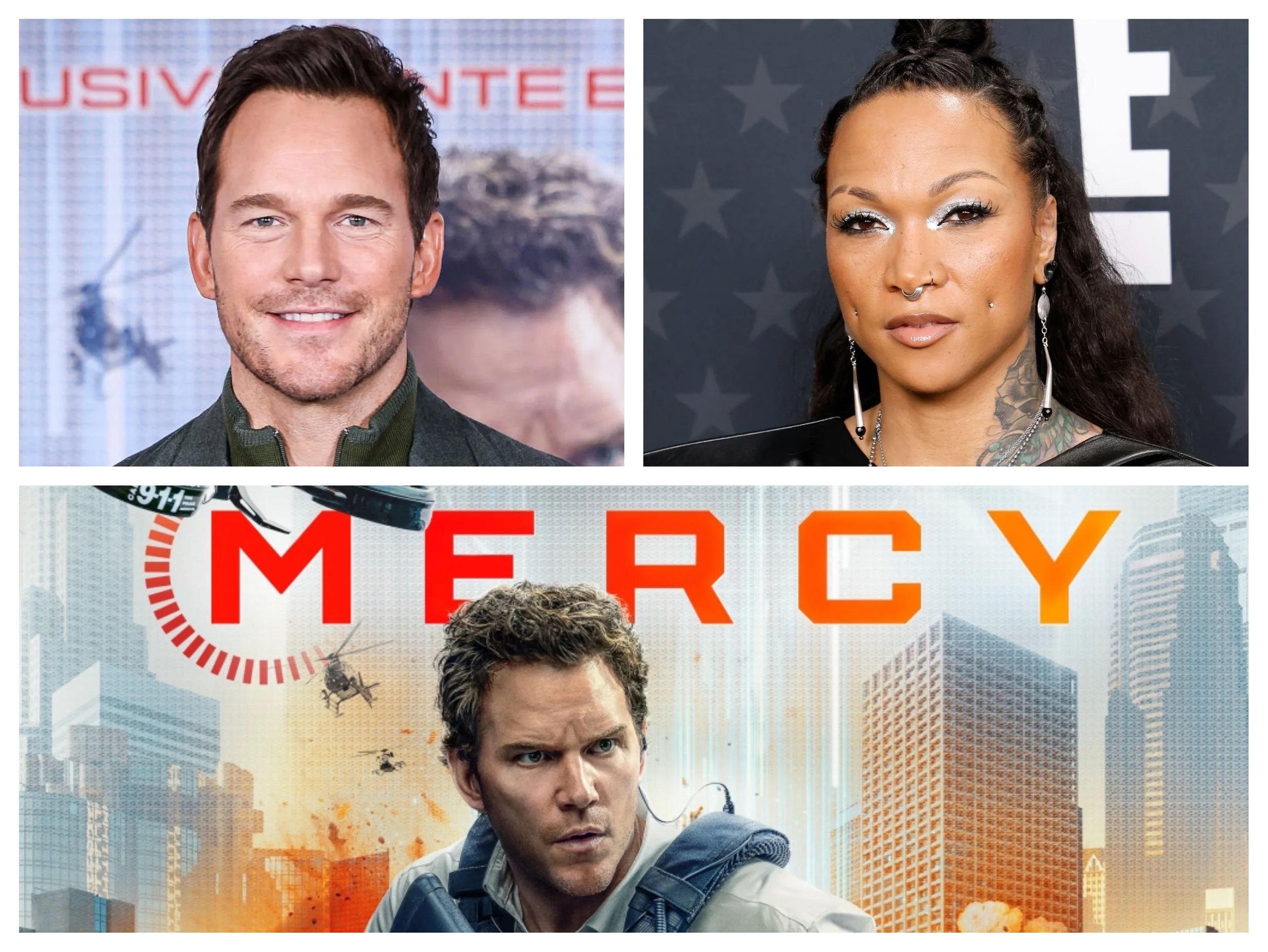 Exclusive: Chris Pratt &amp; Kali Reis talk Sci-Fi Thriller 'Mercy'