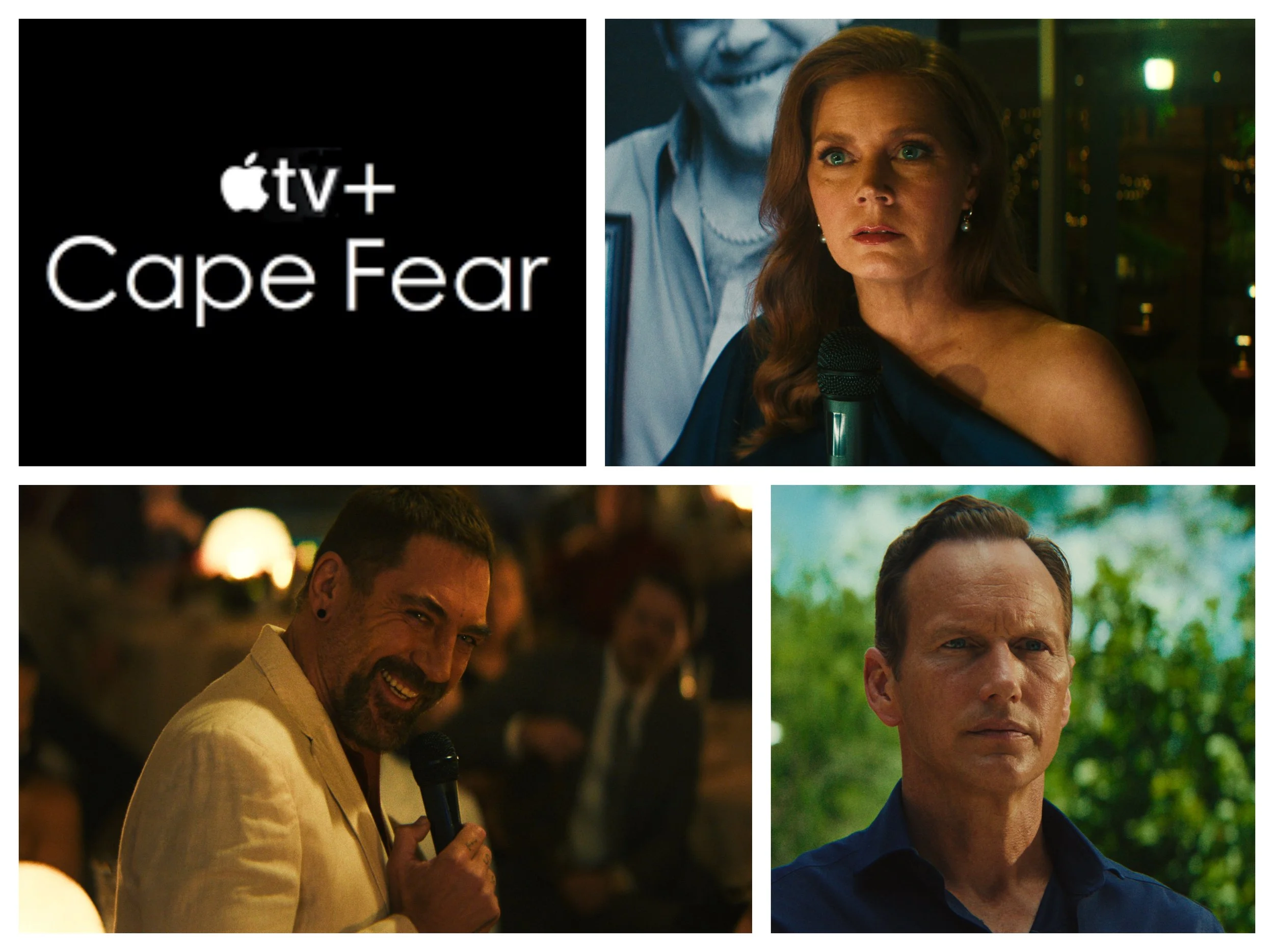 First Look Images To Apple TV’s ‘Cape Fear’ Series With Amy Adams, Patrick Wilson &amp; Javier Bardem