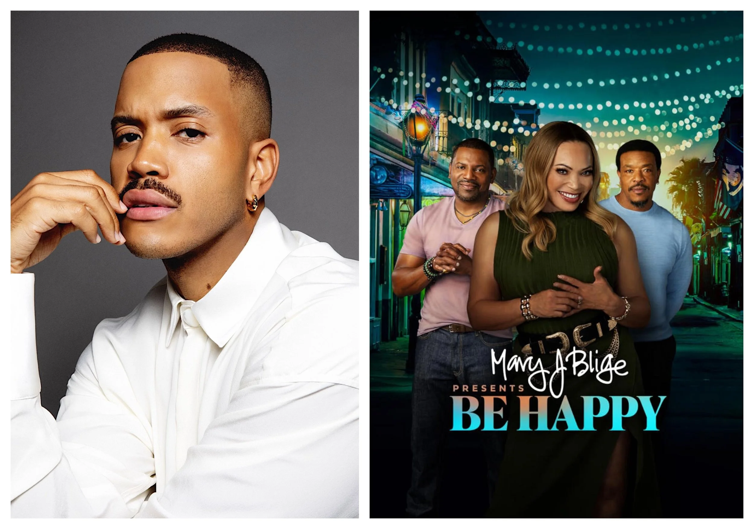 Exclusive: Cameron J. Ross on writing &amp; acting in Lifetime's Mary J Blige Presents 'Be Happy'