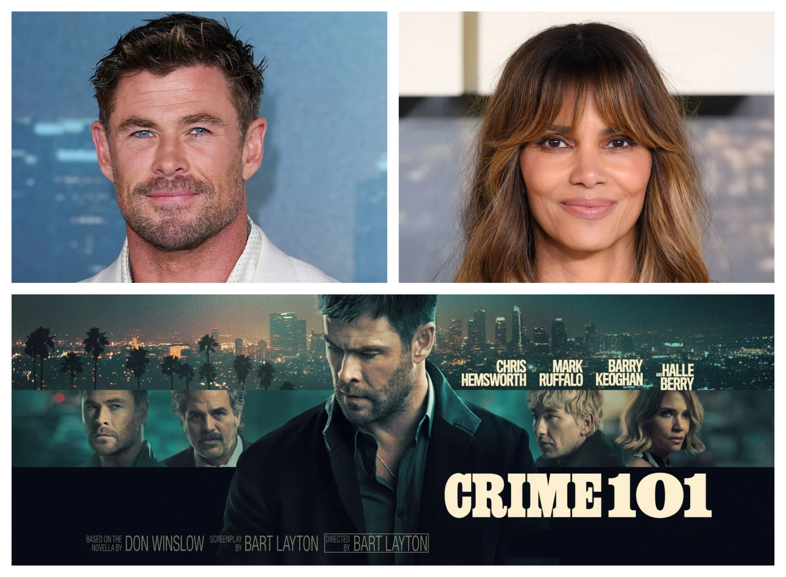 Exclusive: Chris Hemsworth and Halle Berry talk heist thriller 'Crime 101' 