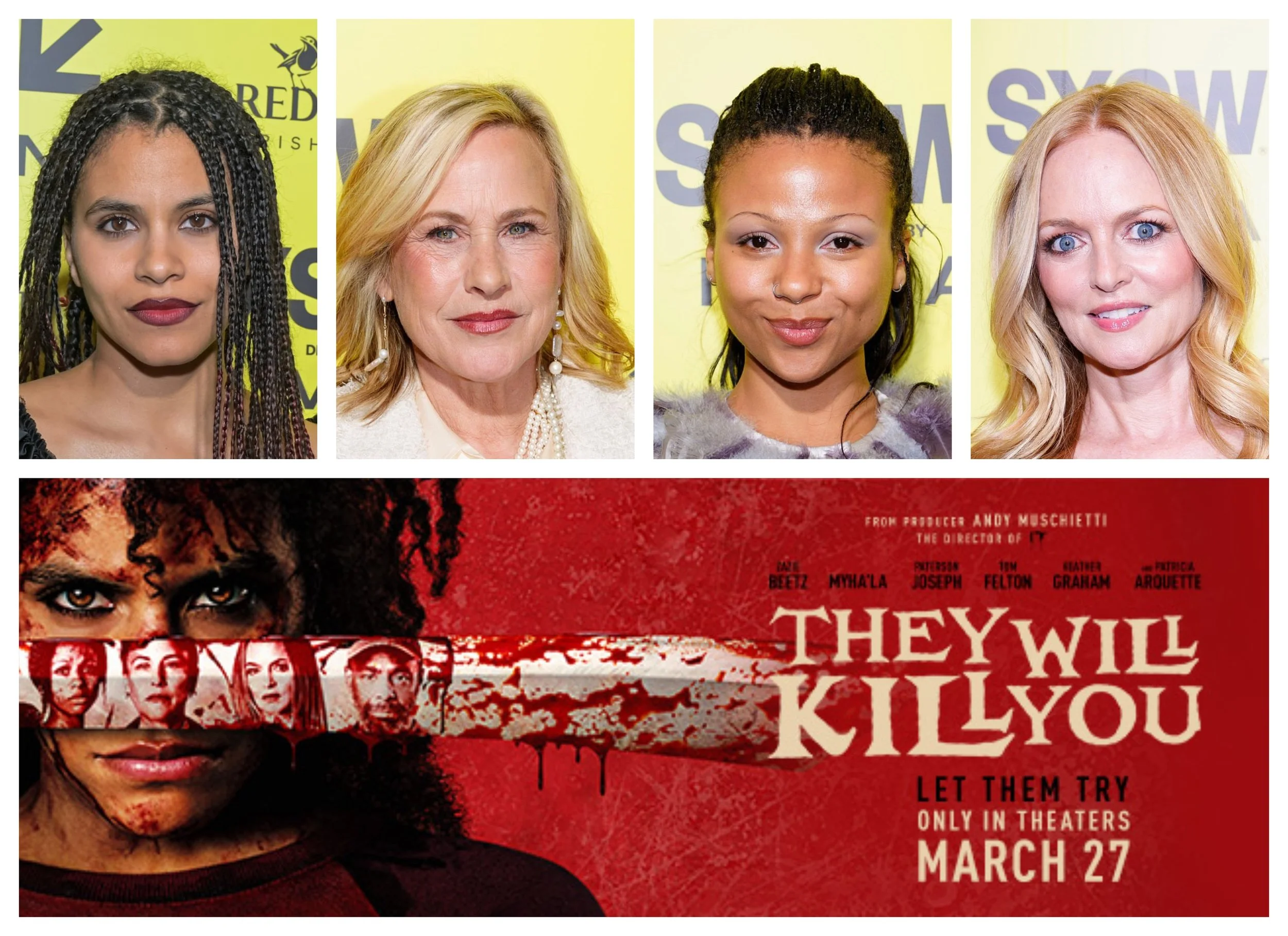Exclusive: They Will Kill You cast interviews Zazie Beetz, Patricia Arquette, Myha'la, Heather Graham and more