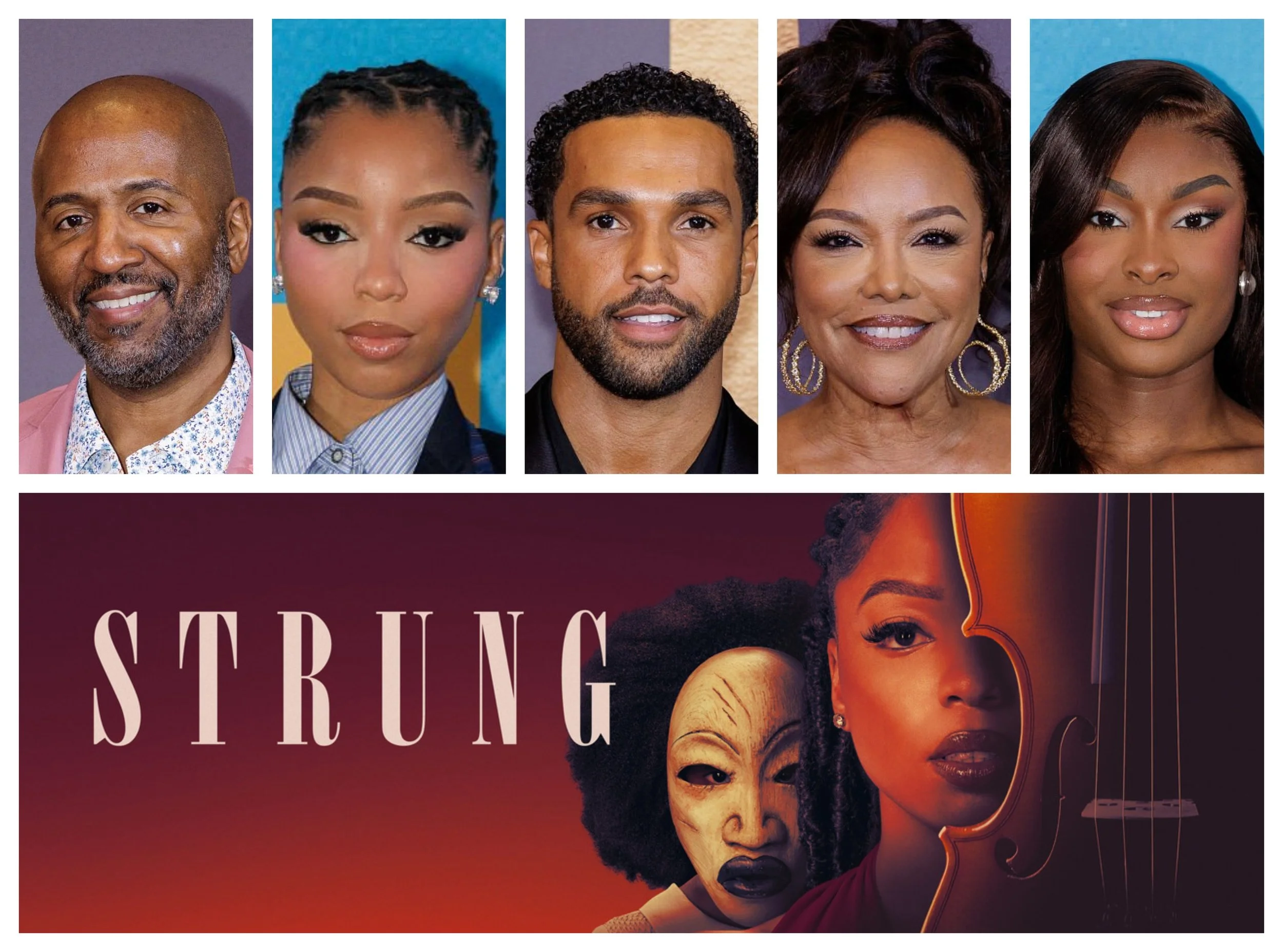 Exclusive: Strung cast interviews with Malcolm D. Lee, Chloe Bailey, Lucien Laviscount, Coco Jones, Lynn Whitfield