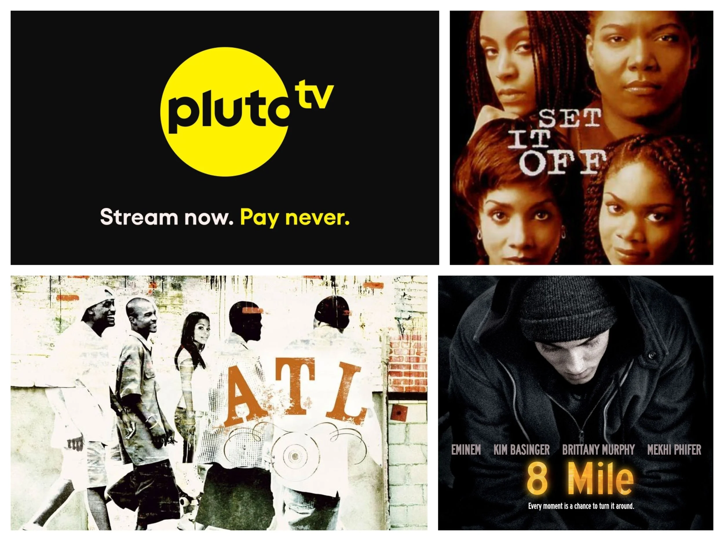 Pluto TV Offering Free Hip-Hop movie marathon for August 11 (53rd Anniversary)