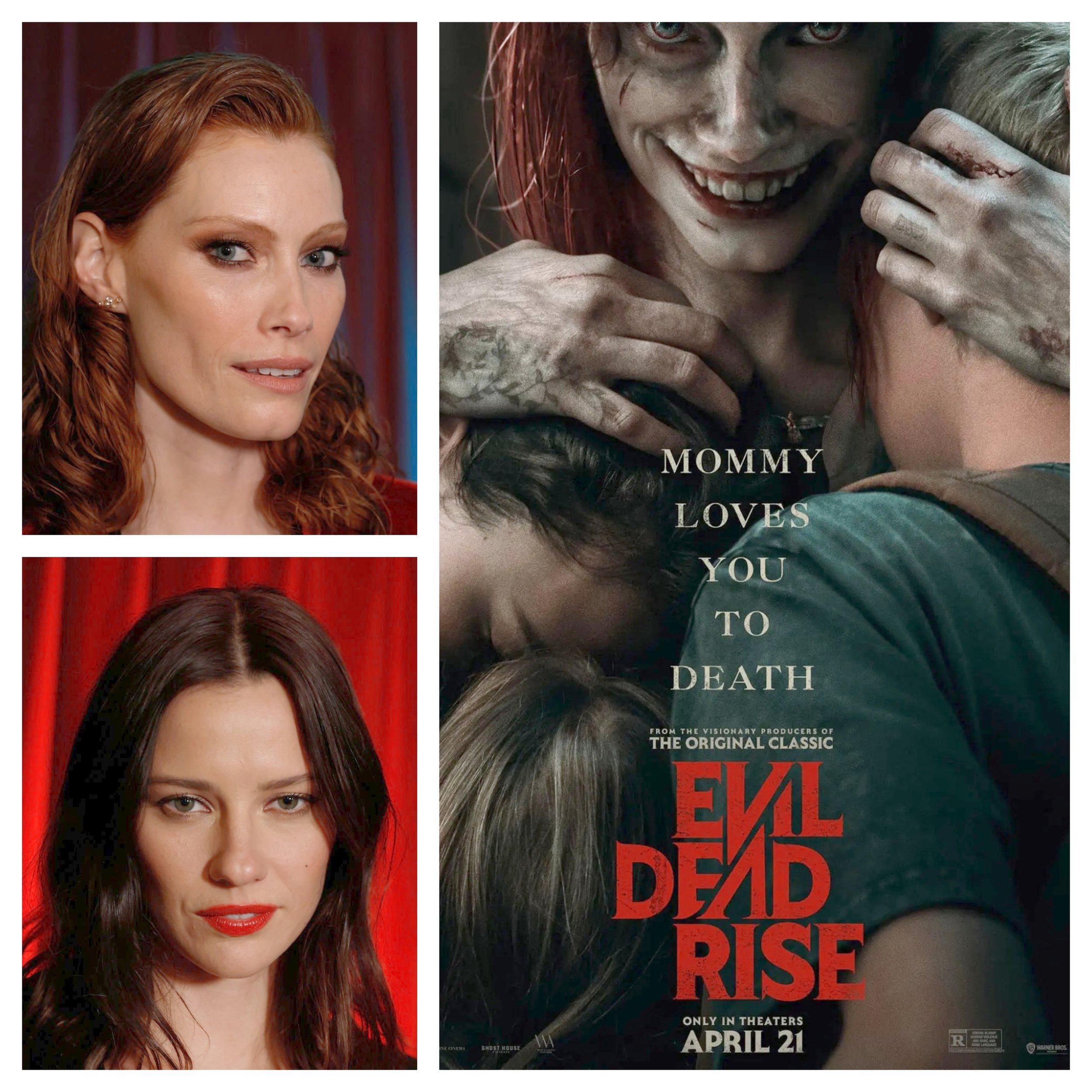 EVIL DEAD RISE Interview with actors Alyssa Sutherland and Lily Sullivan 