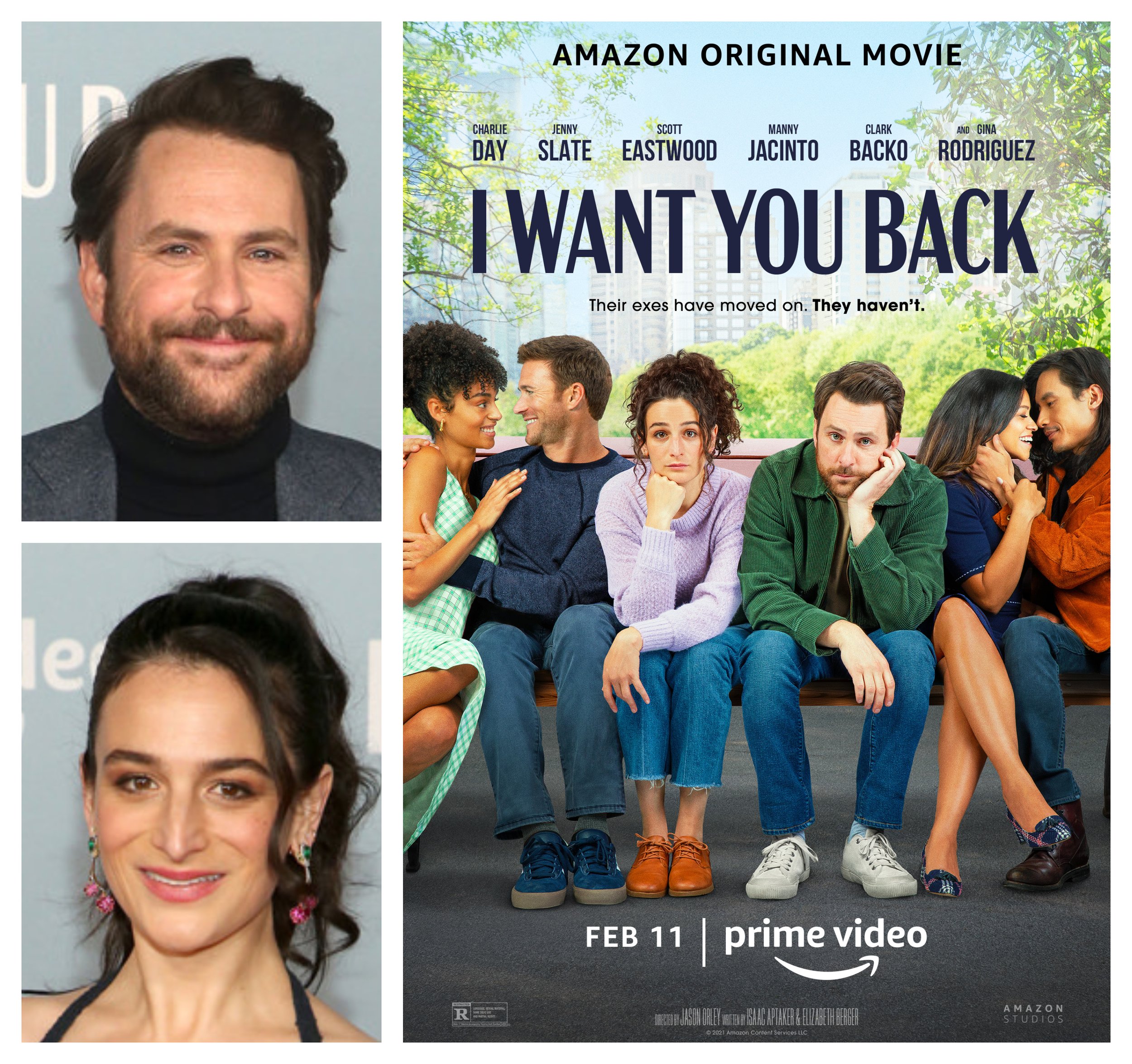 promotes new Charlie Day/Jenny Slate movie with memes