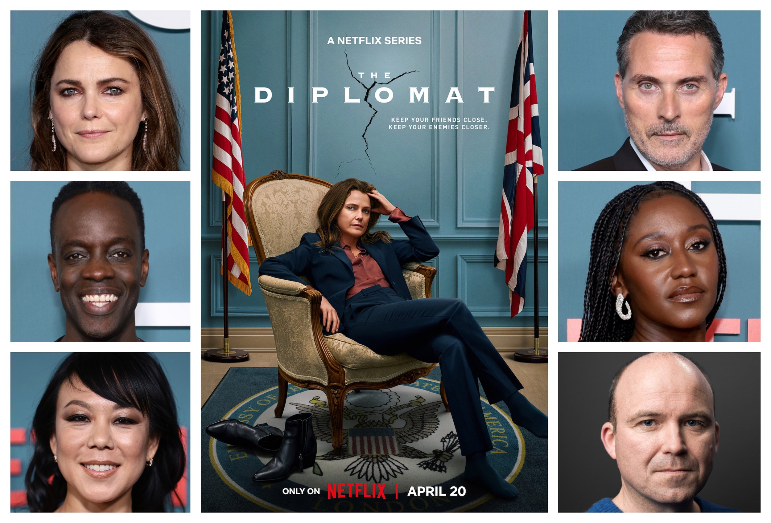 Exclusive The Diplomat cast interviews with Keri Russell, Rufus Sewell