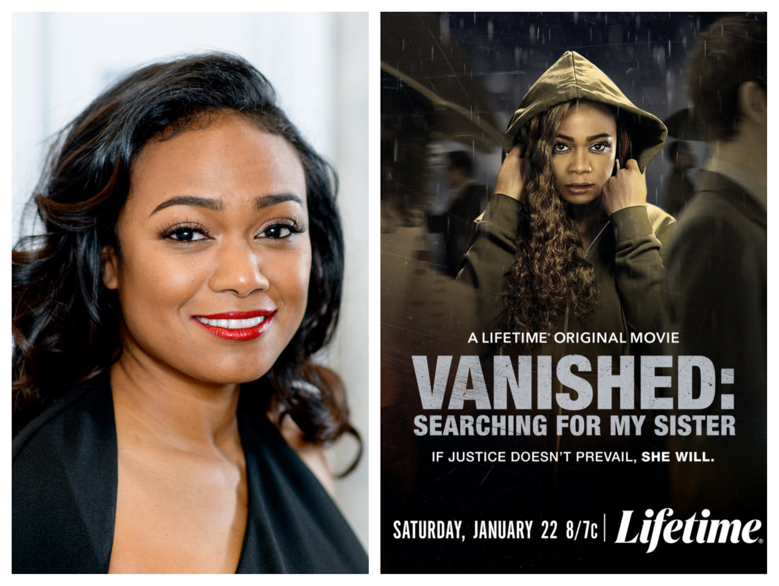 Lifetime Movie Vanished Searching For My Sister Exclusive: Tatyana Ali talks Lifetime's thriller Vanished: Searching