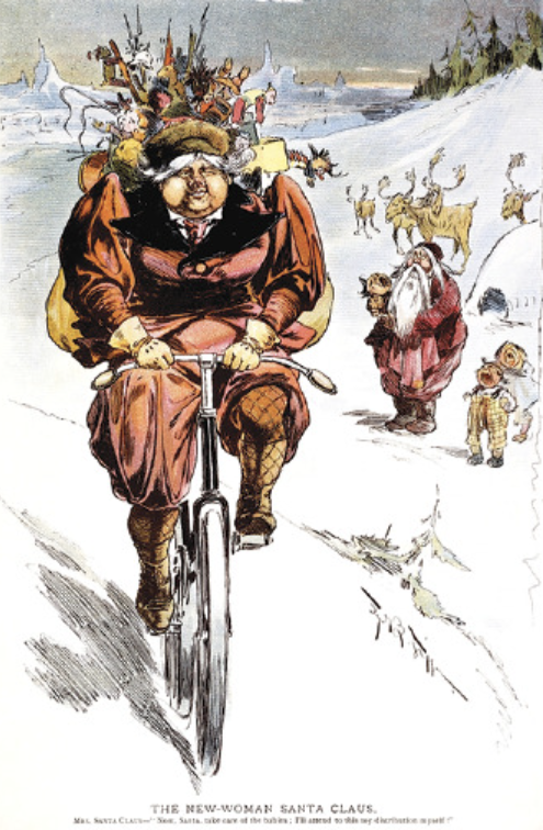 Katharine Lee Bates — "Goody Claus on a Sleigh Ride"