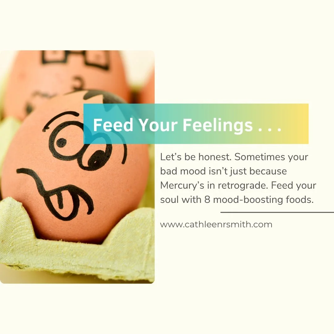 Did you know that food and mood are deeply connected? That&rsquo;s right! Certain foods have 
the power to lift you up, calm you down, and keep 
you from spiraling into that weird 3 pm gloom where everything feels like a personal attack. So - just fo
