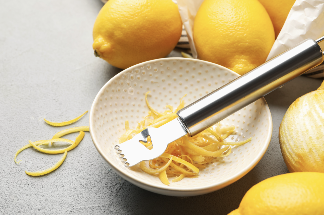 whole lemons and rind slivers