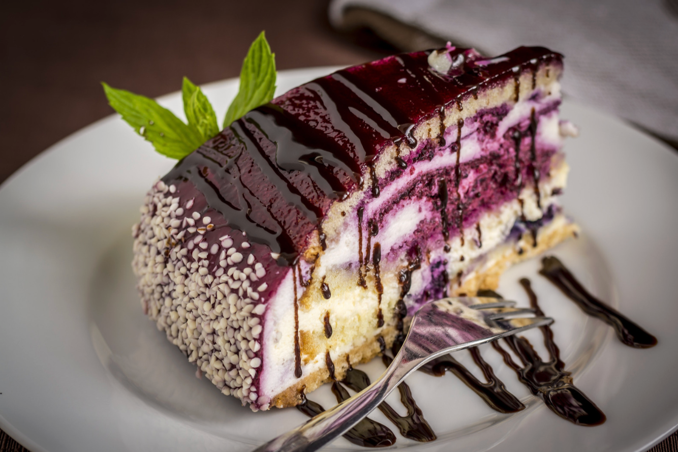 decadent chocolate and raspberry dessert