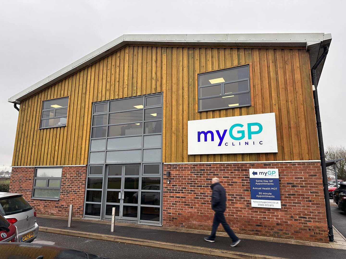 🩺 myGP 👨&zwj;⚕️ 

We were asked to provide a signage solution for myGP&rsquo;s impressive new Clinic in #Warrington

A mixture of interior and exterior signage which included some directional signage along with a large illuminated building sign. 

