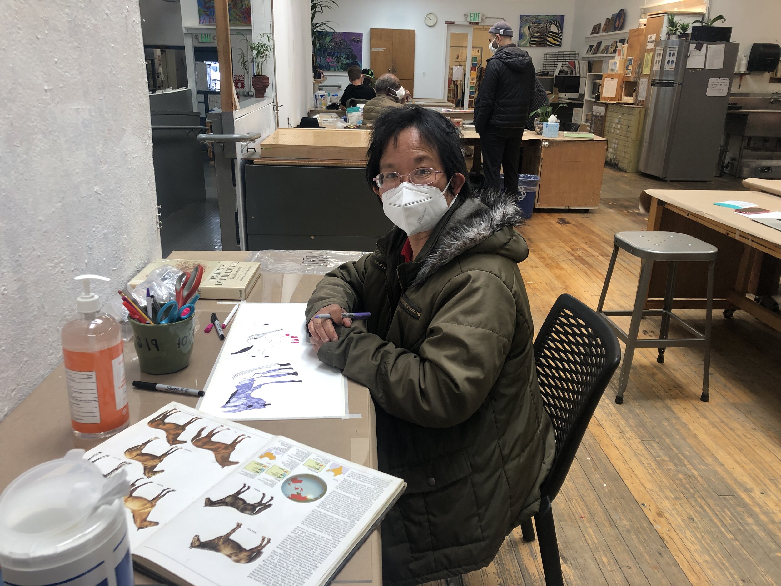 Doris Yen at the CE studio.