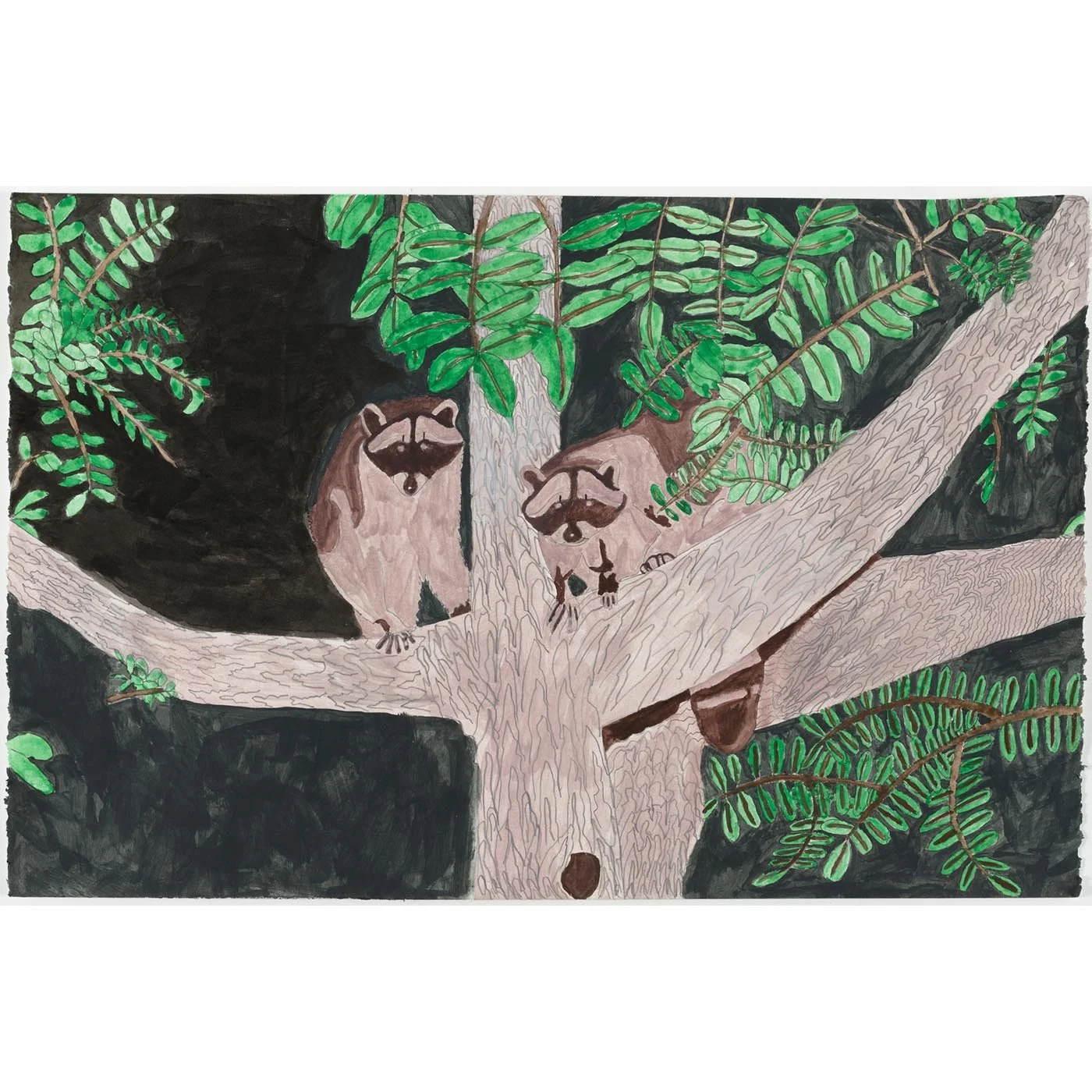 Untitled (Brown Raccoons), 2020
