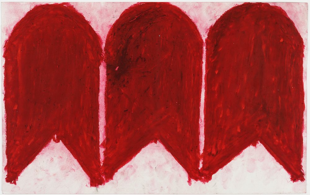 Carrots (Red) by Evelyn Reyes, 2007, oil pastel on paper, 11.25 x 18 inches