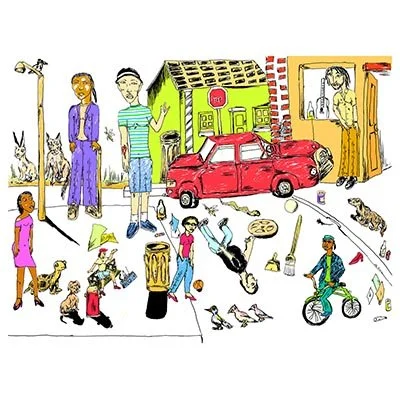 Gerald's World by Gerald Wiggins - Digital Print