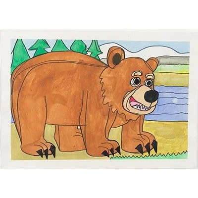 Alaska Series Art Sales: Bear at Alaska by Kevin Chu