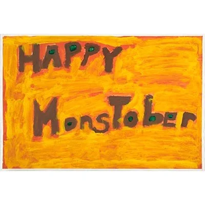 Happy Monstober by Olivia Byers-Straus