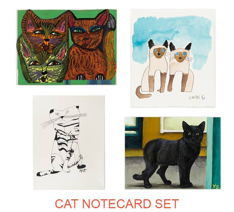 Cats Greeting Card Set